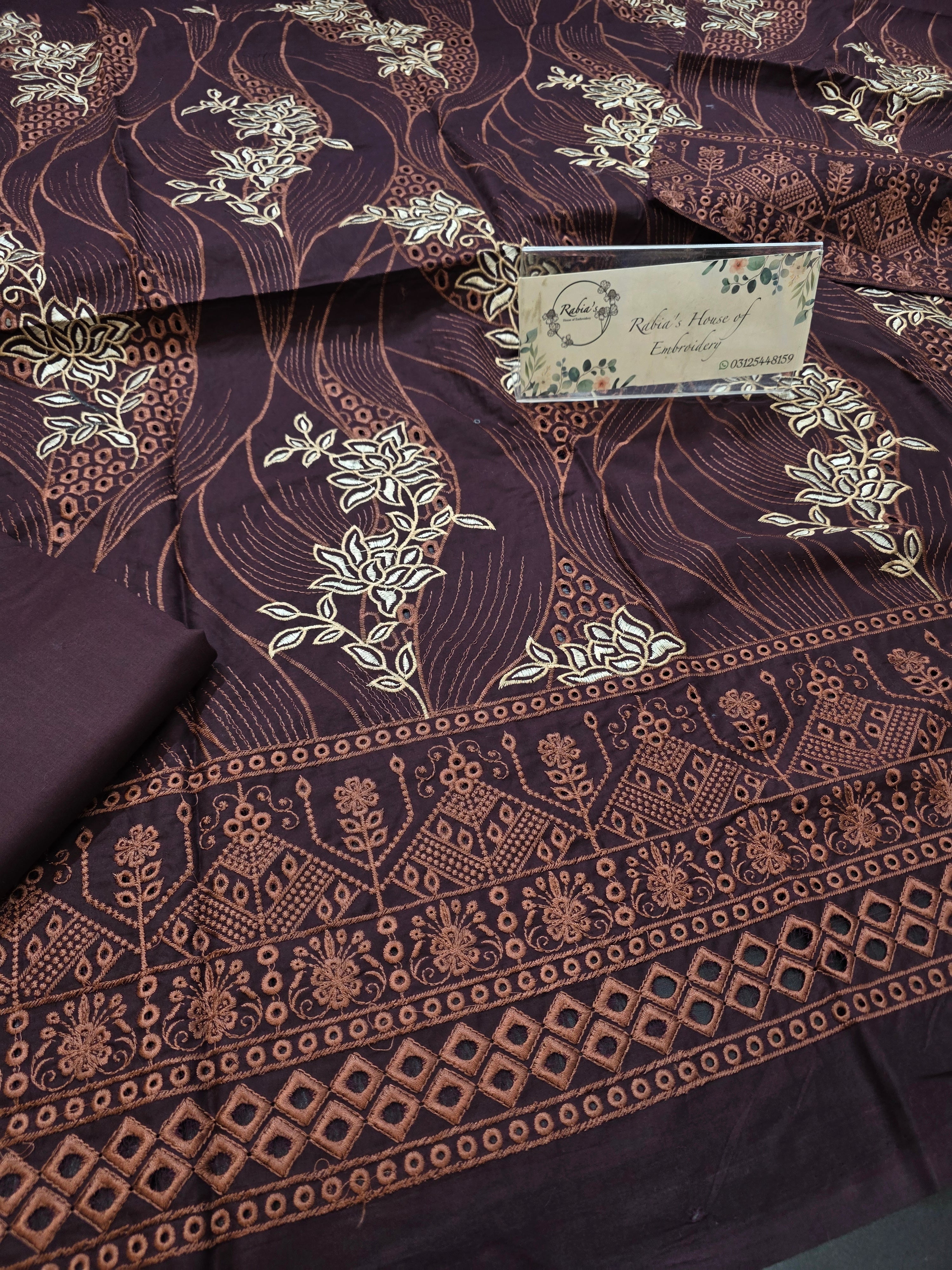 Lawn 4pc with chiffon duppatta