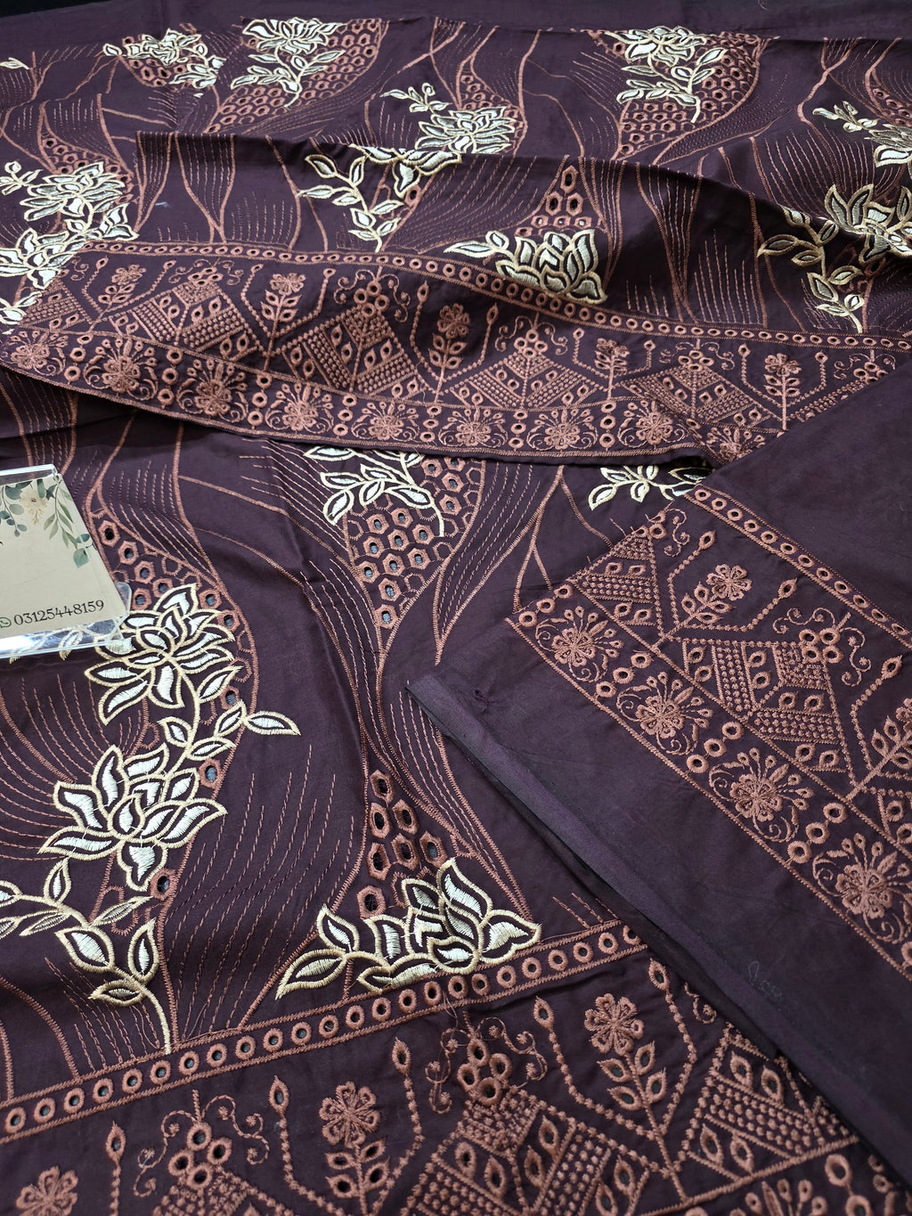 Lawn 4pc with chiffon duppatta