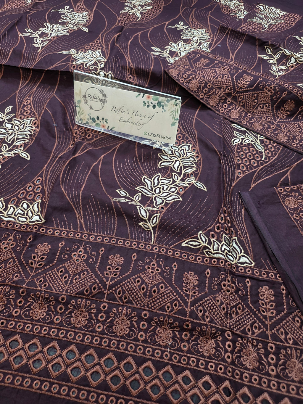 Lawn 4pc with chiffon duppatta
