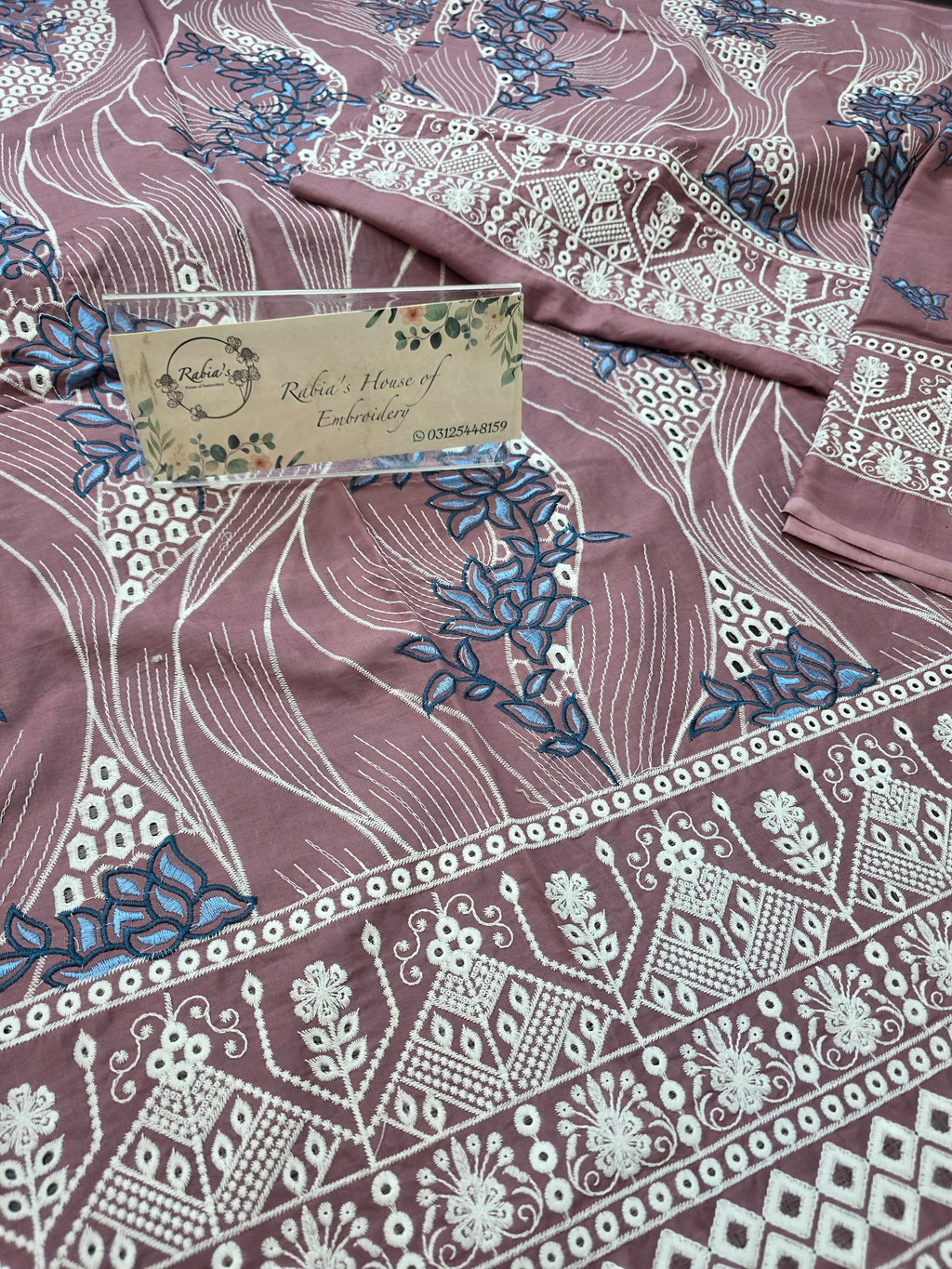 Lawn 4pc with chiffon duppatta