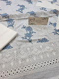 Lawn 4pc with chiffon duppatta