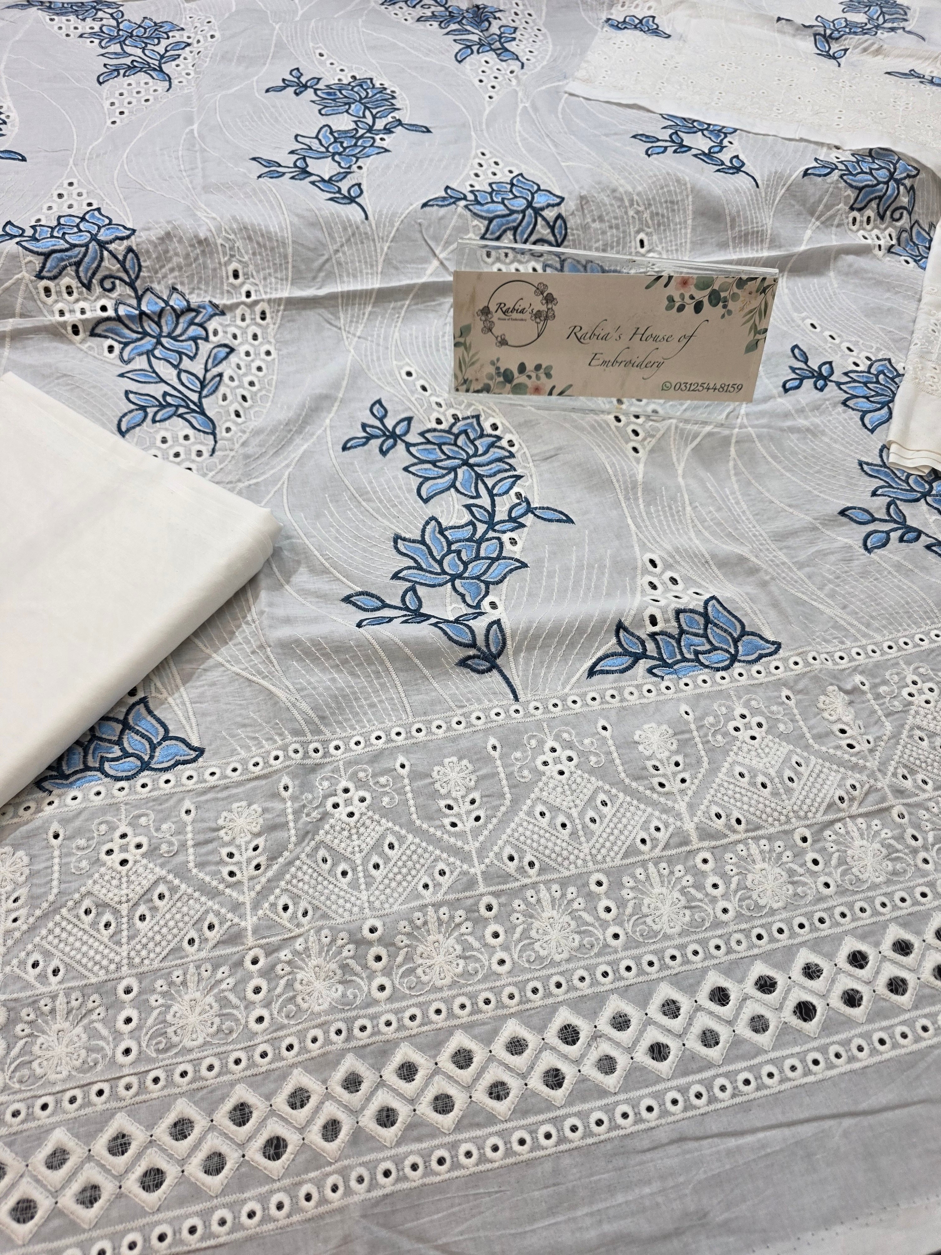 Lawn 4pc with chiffon duppatta