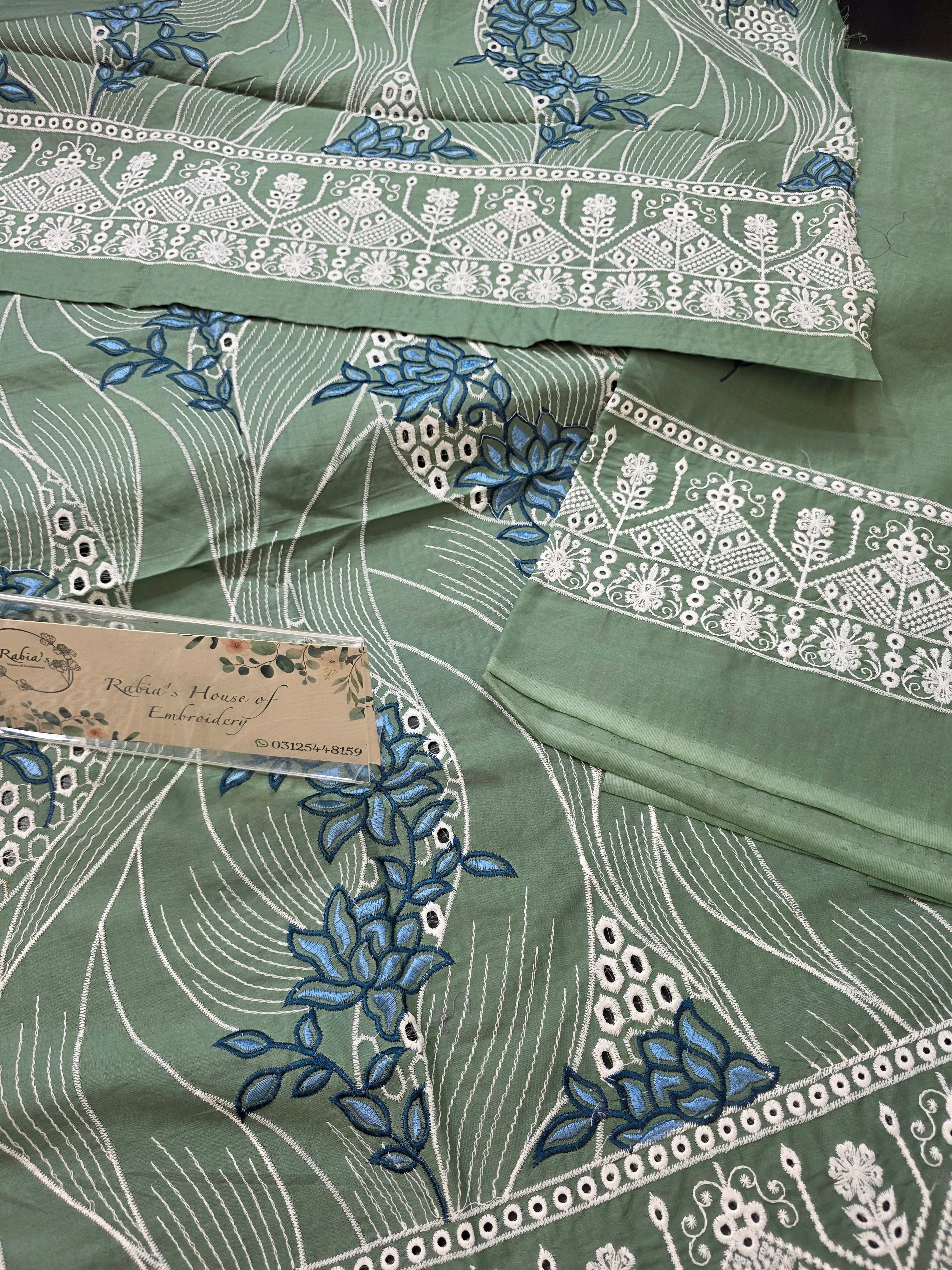 Lawn 4pc with chiffon duppatta