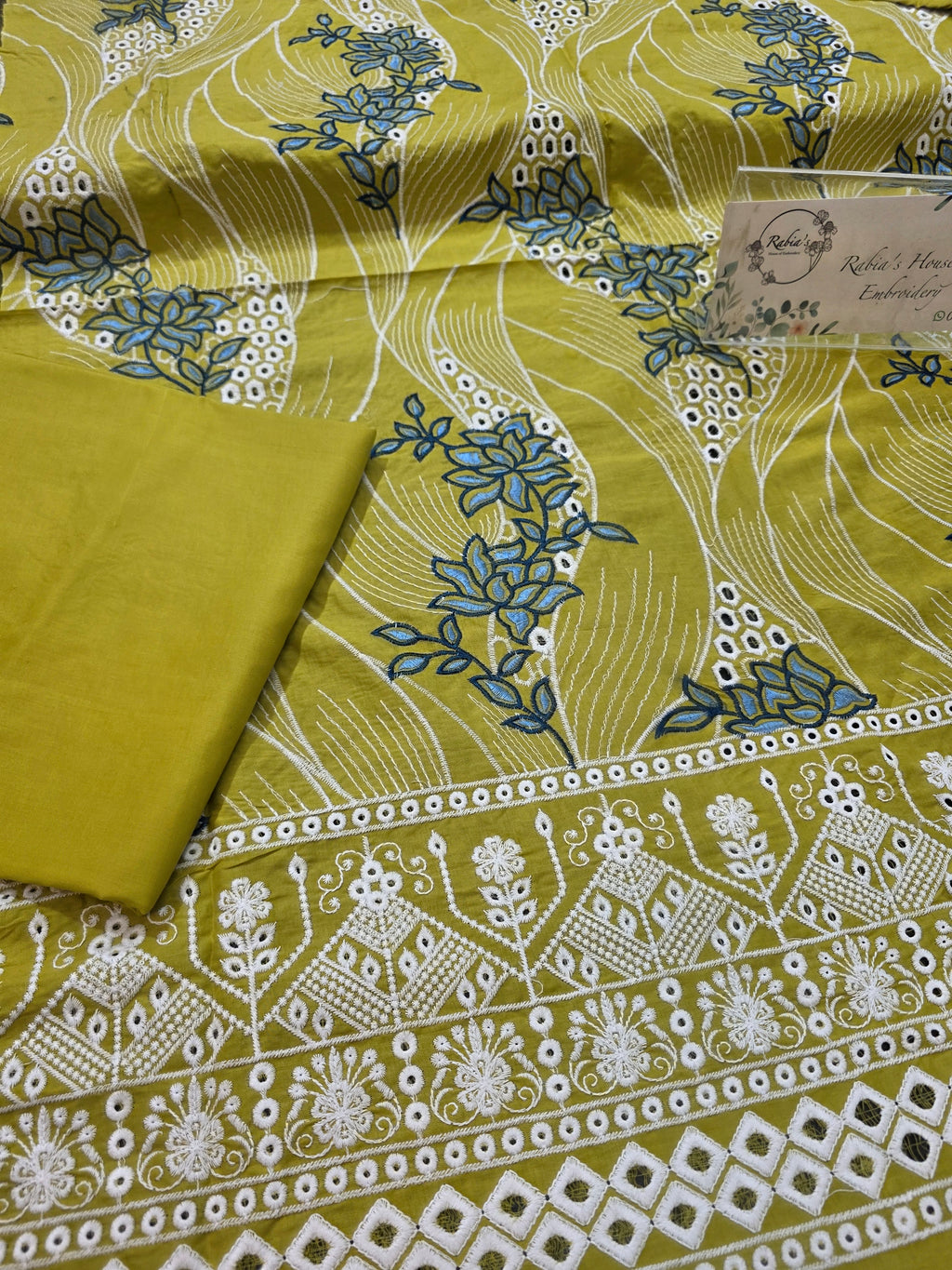Lawn 4pc with chiffon duppatta