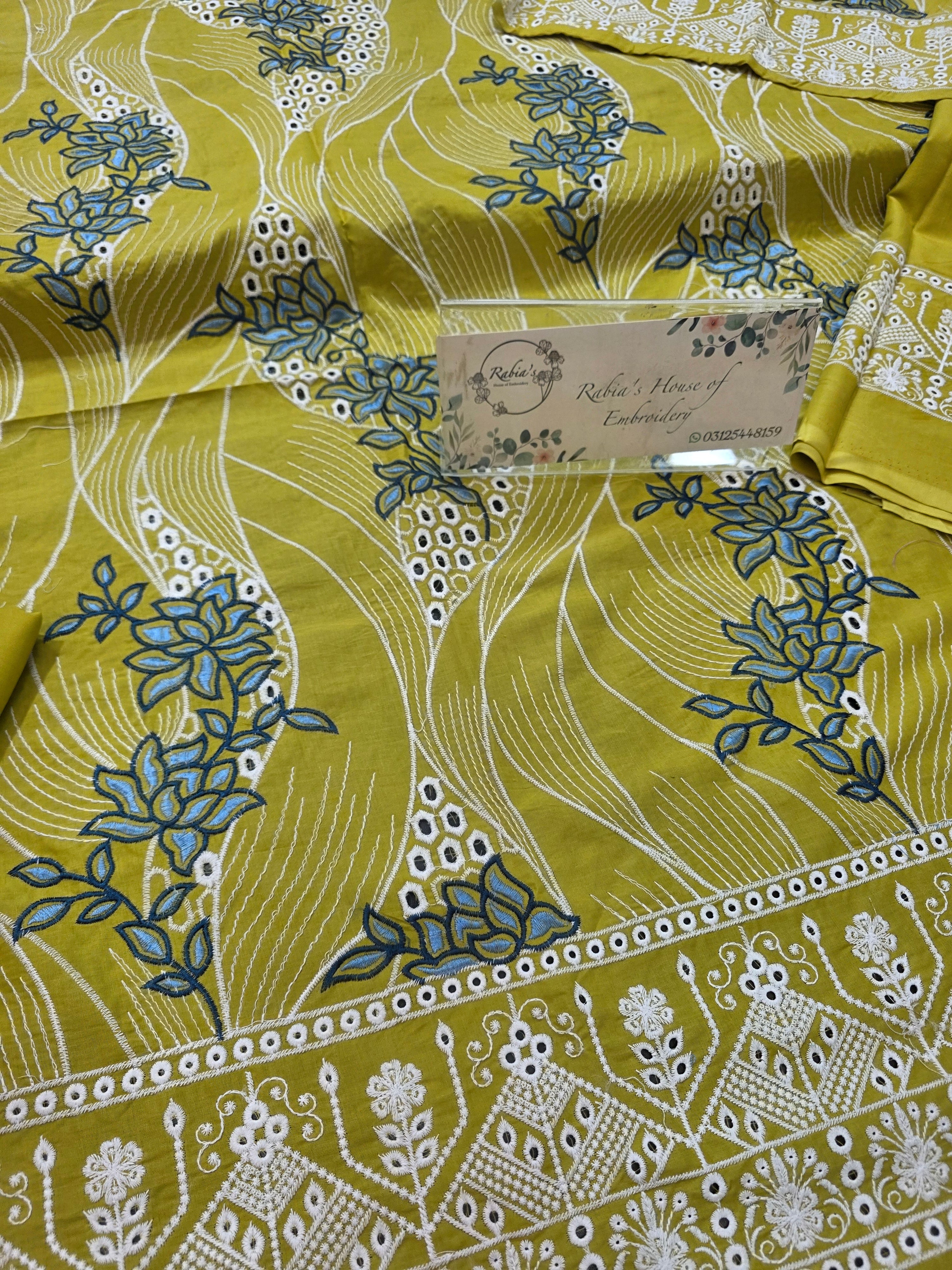 Lawn 4pc with chiffon duppatta