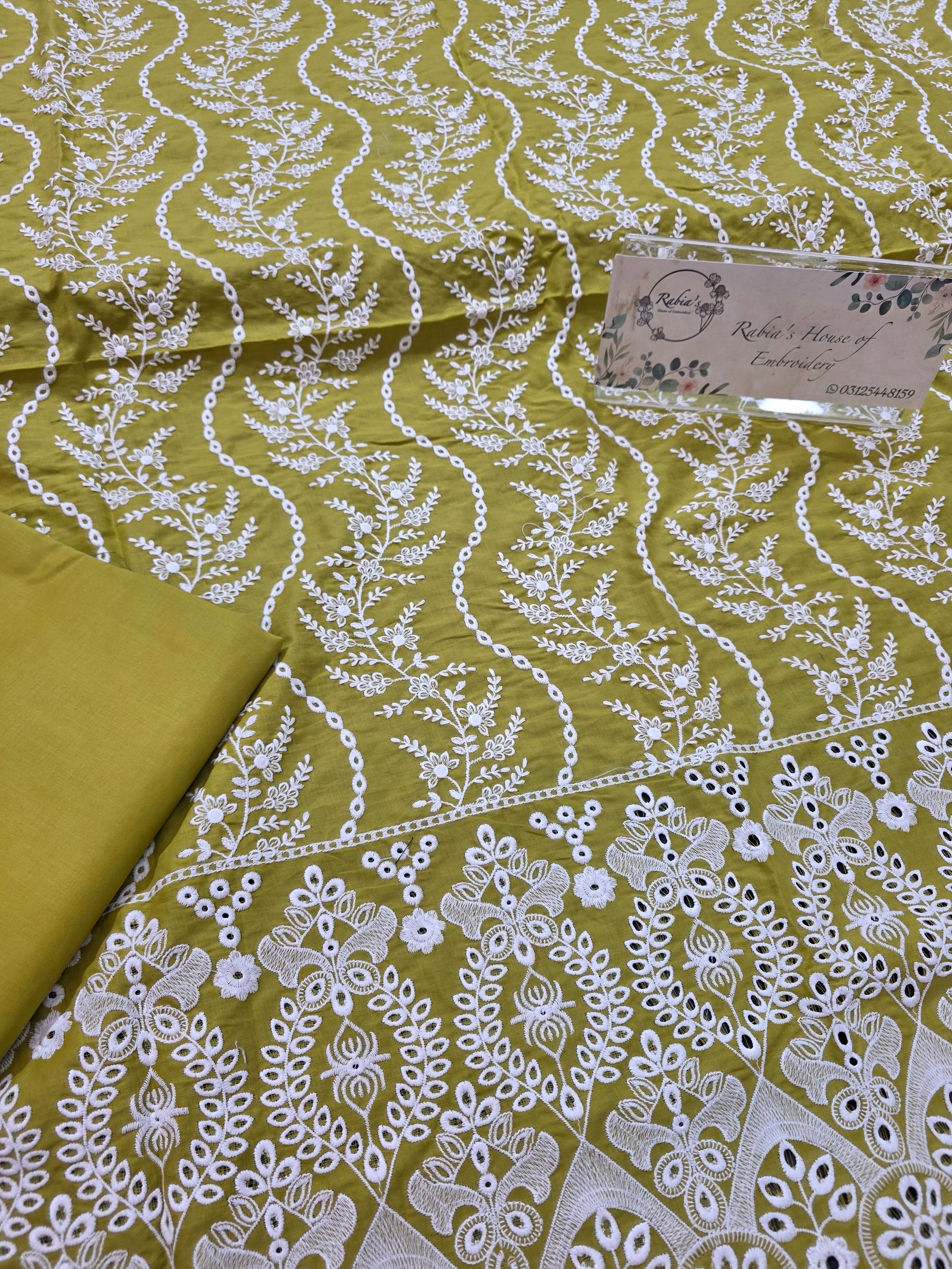 Lawn 4pc with chiffon duppatta