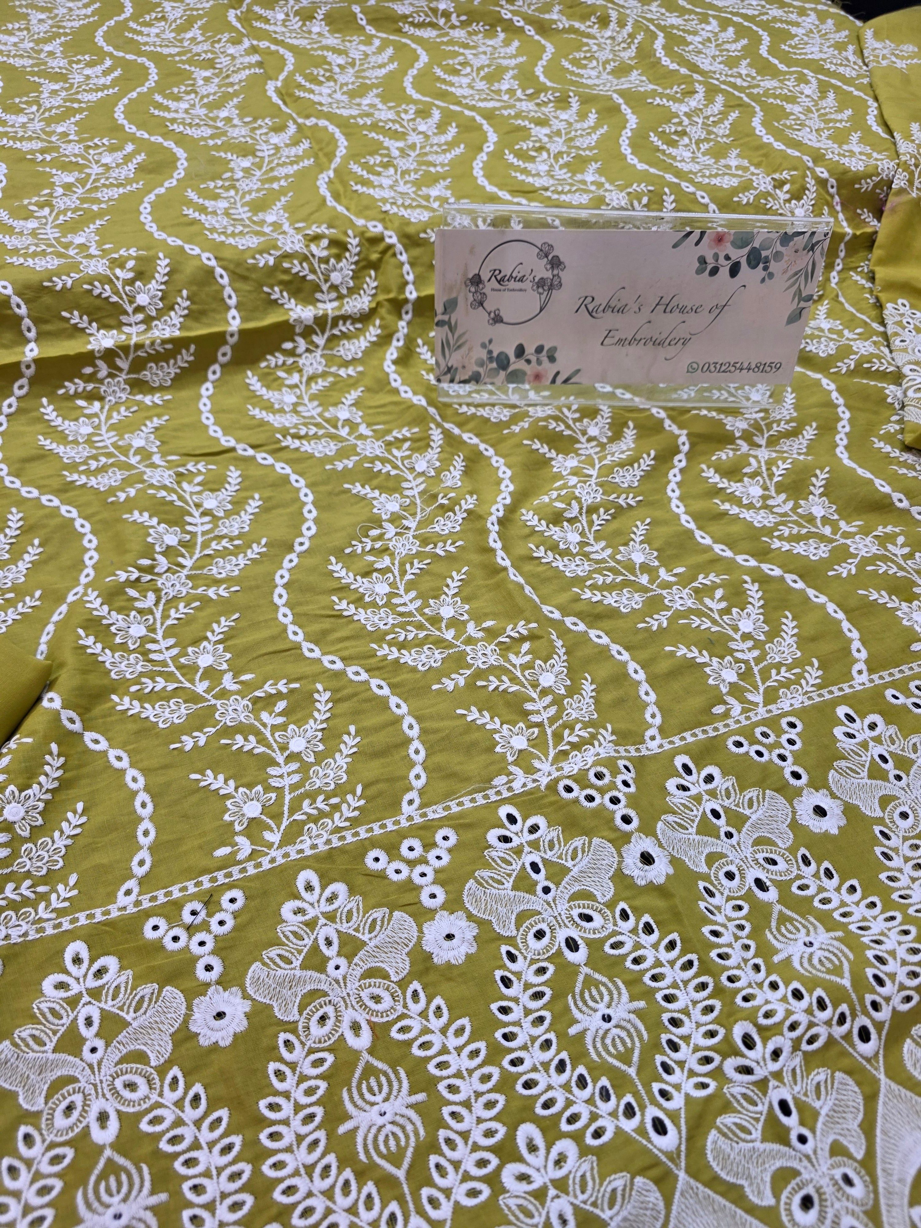 Lawn 4pc with chiffon duppatta