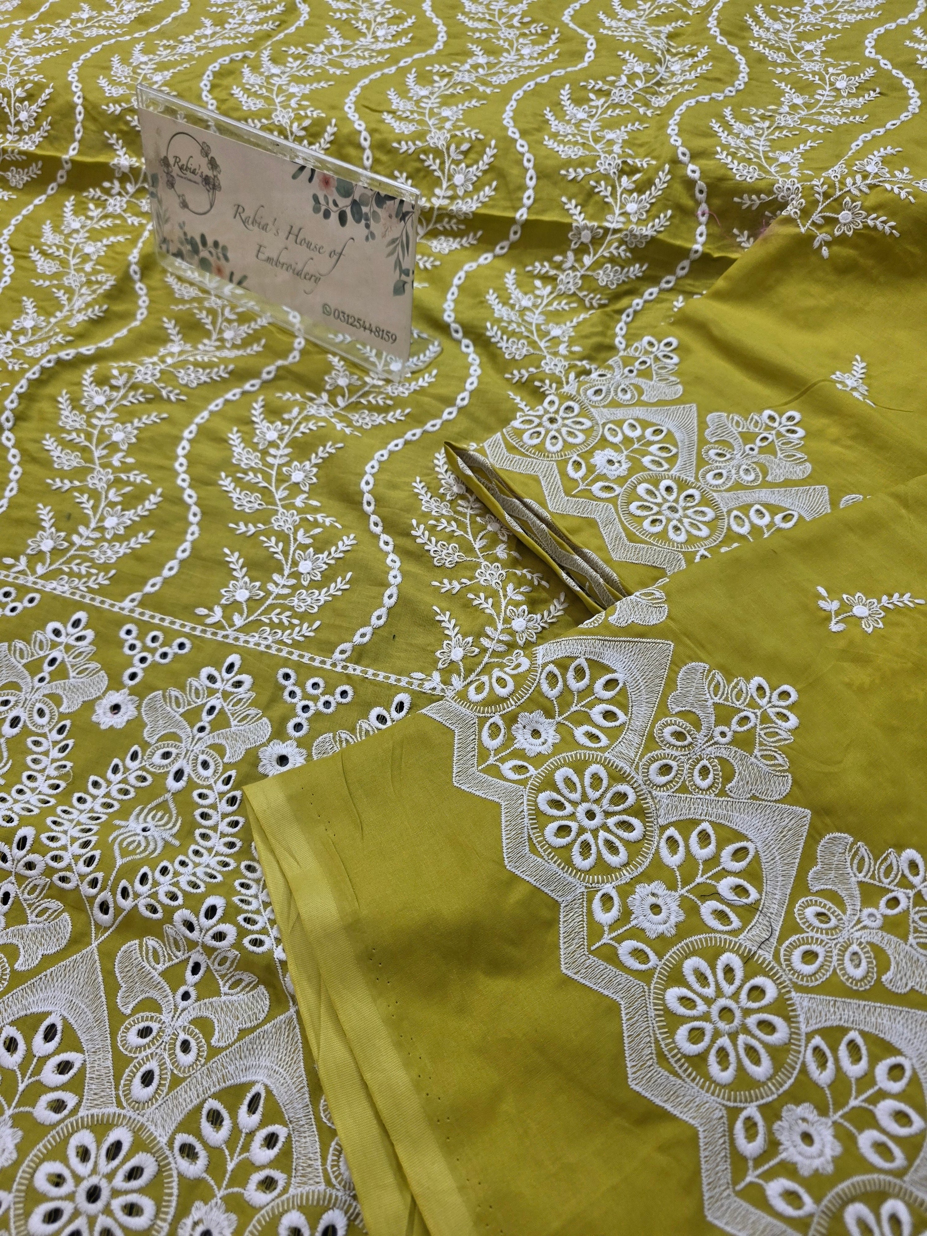 Lawn 4pc with chiffon duppatta
