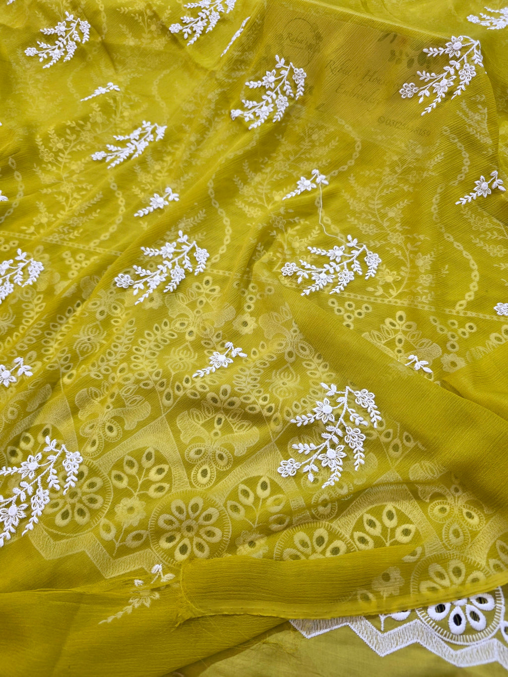 Lawn 4pc with chiffon duppatta