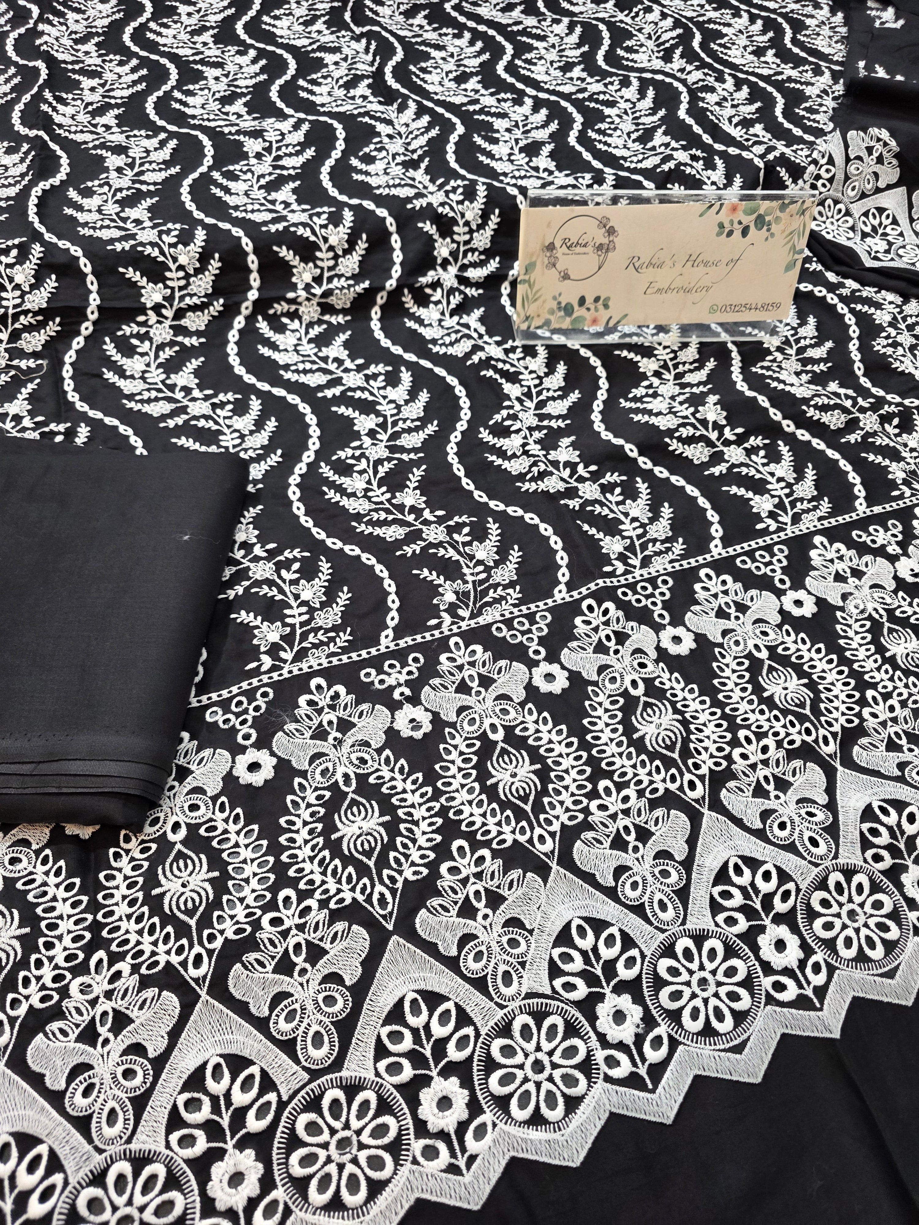 Lawn 4pc with chiffon duppatta