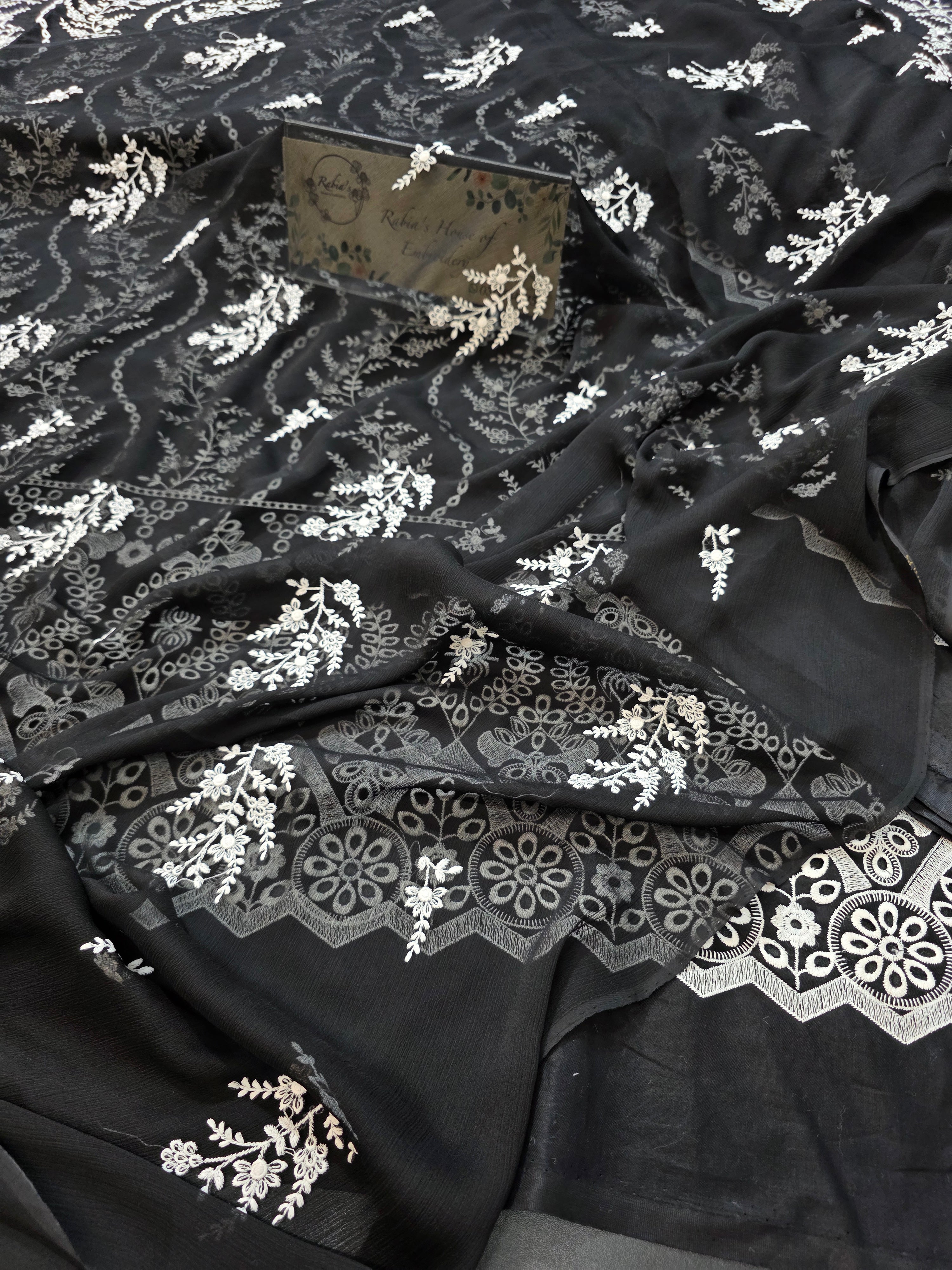 Lawn 4pc with chiffon duppatta