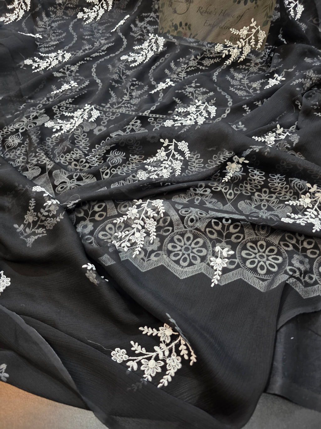 Lawn 4pc with chiffon duppatta