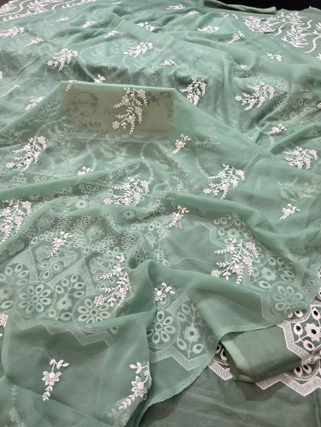 Lawn 4pc with chiffon duppatta