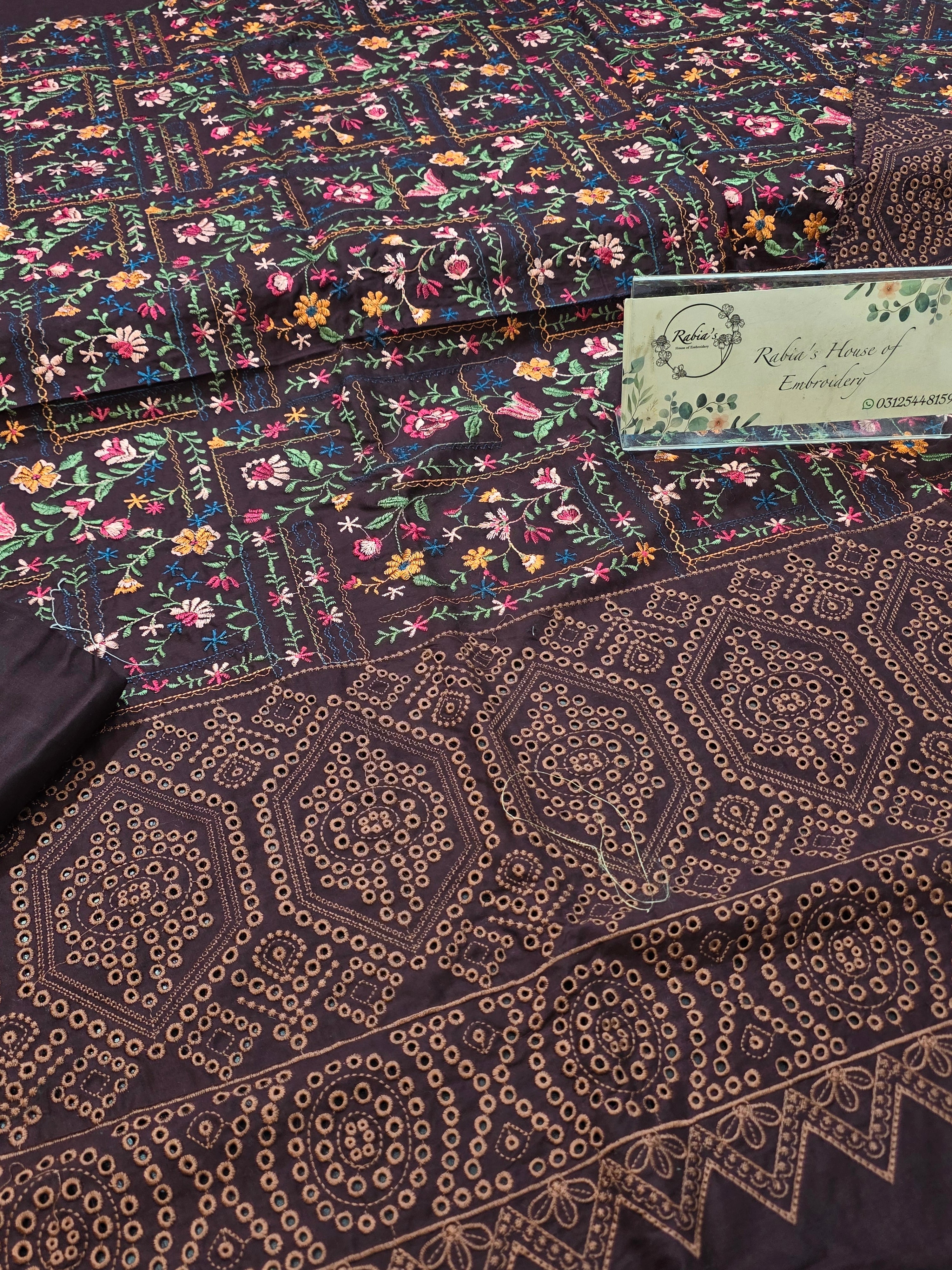 Lawn 4pc with chiffon duppatta