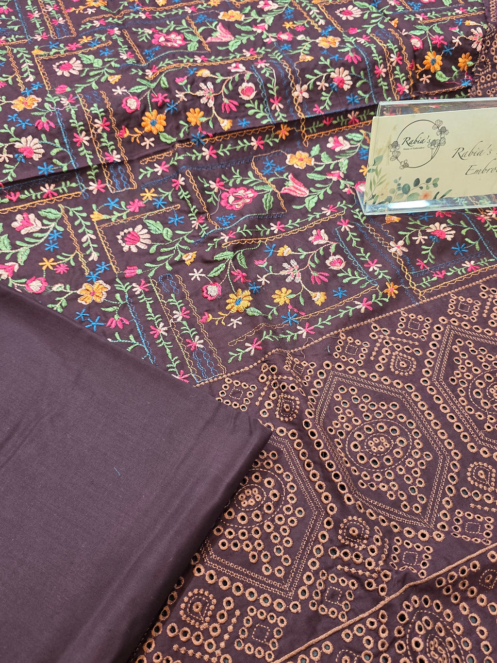 Lawn 4pc with chiffon duppatta