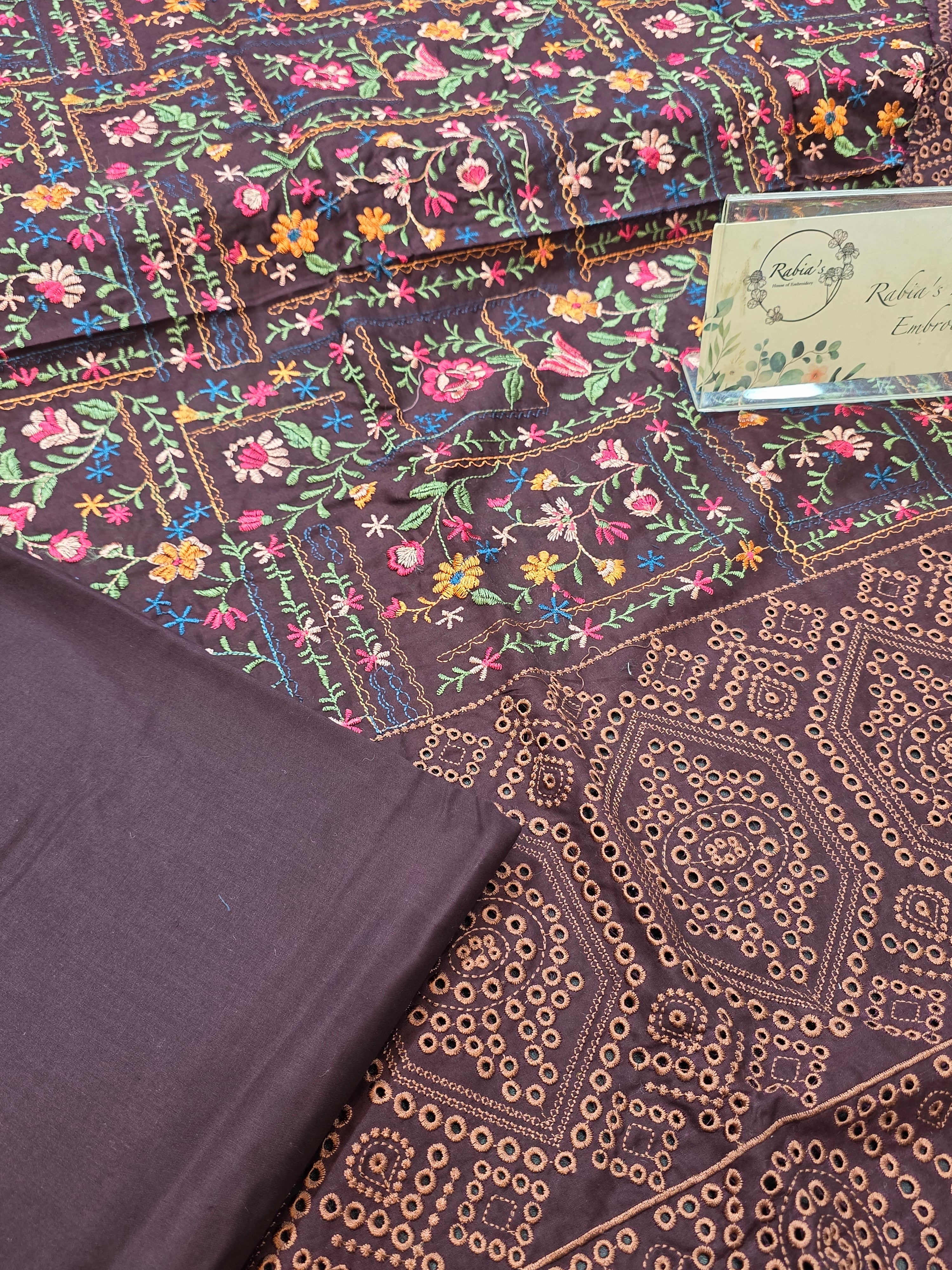 Lawn 4pc with chiffon duppatta