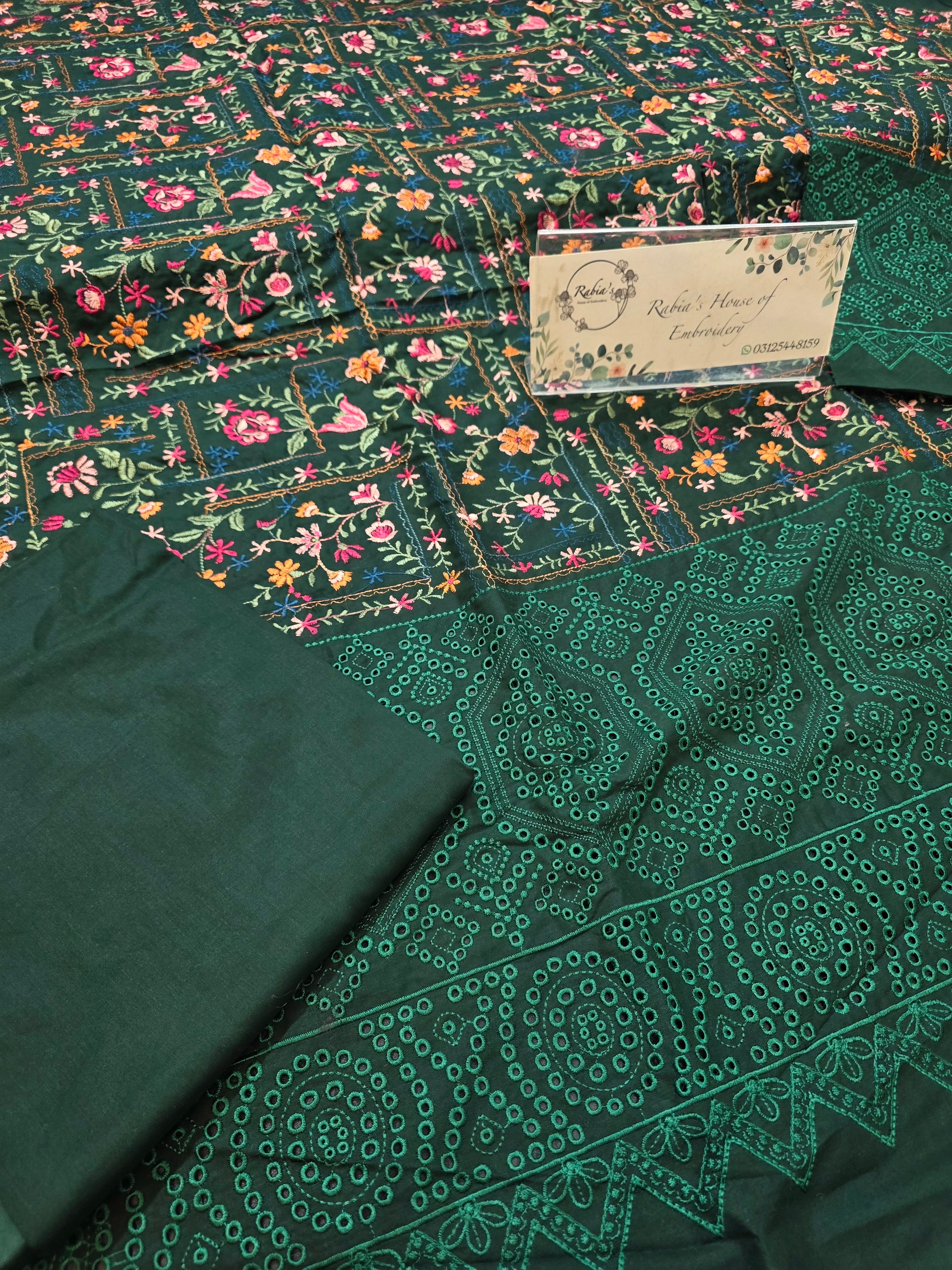 Lawn 4pc with chiffon duppatta