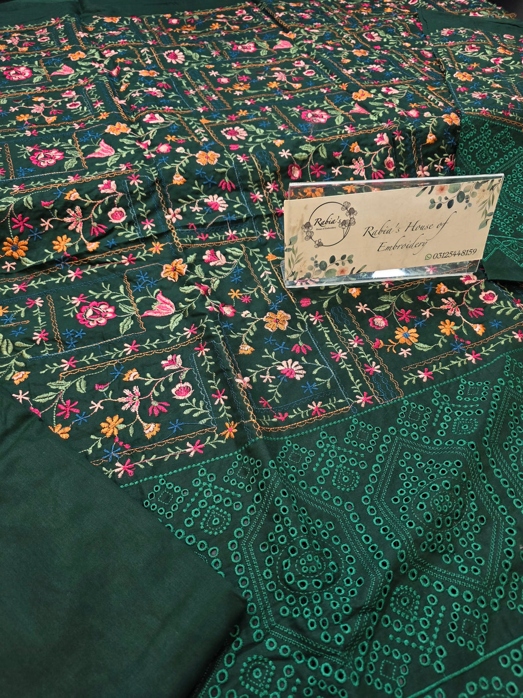 Lawn 4pc with chiffon duppatta