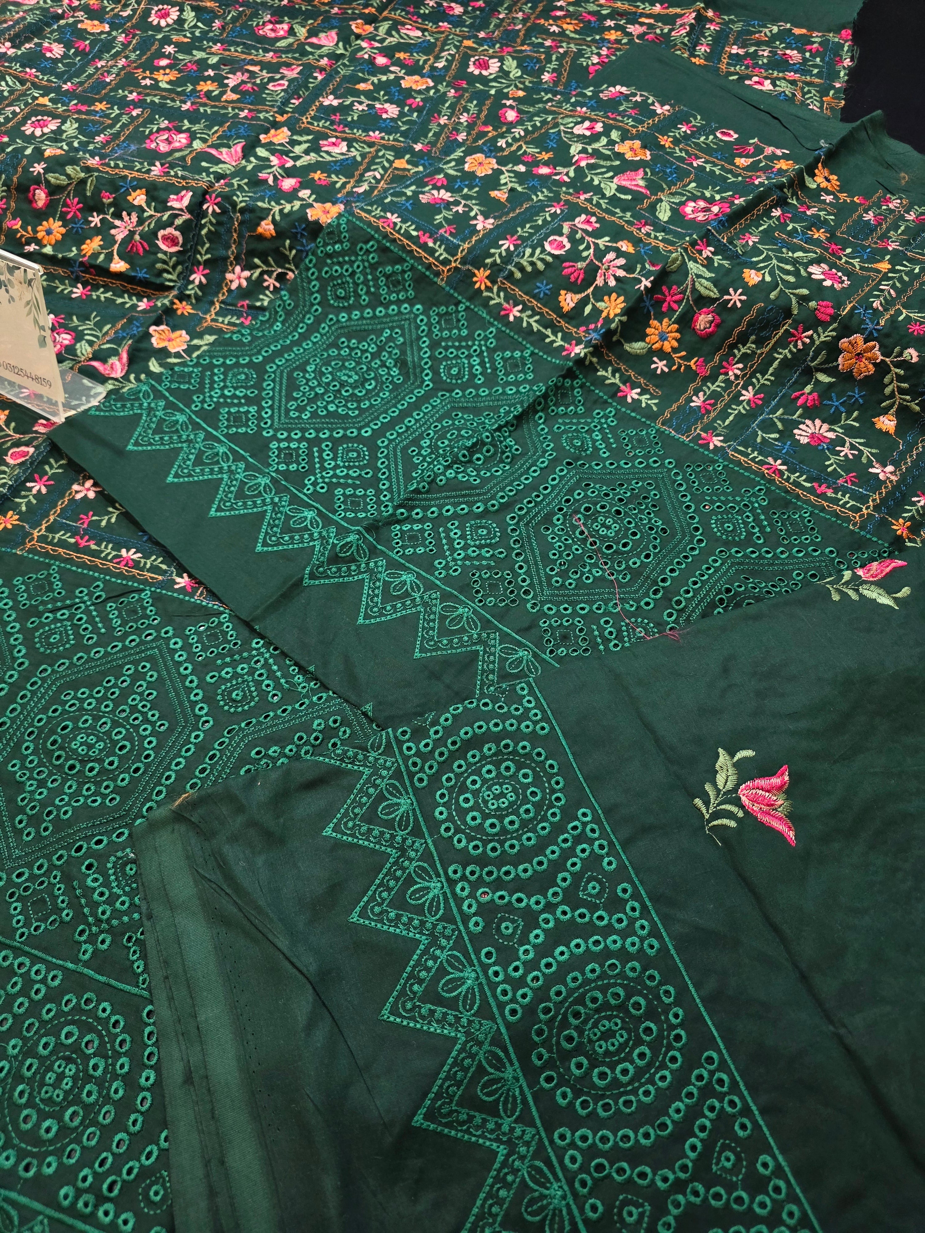 Lawn 4pc with chiffon duppatta
