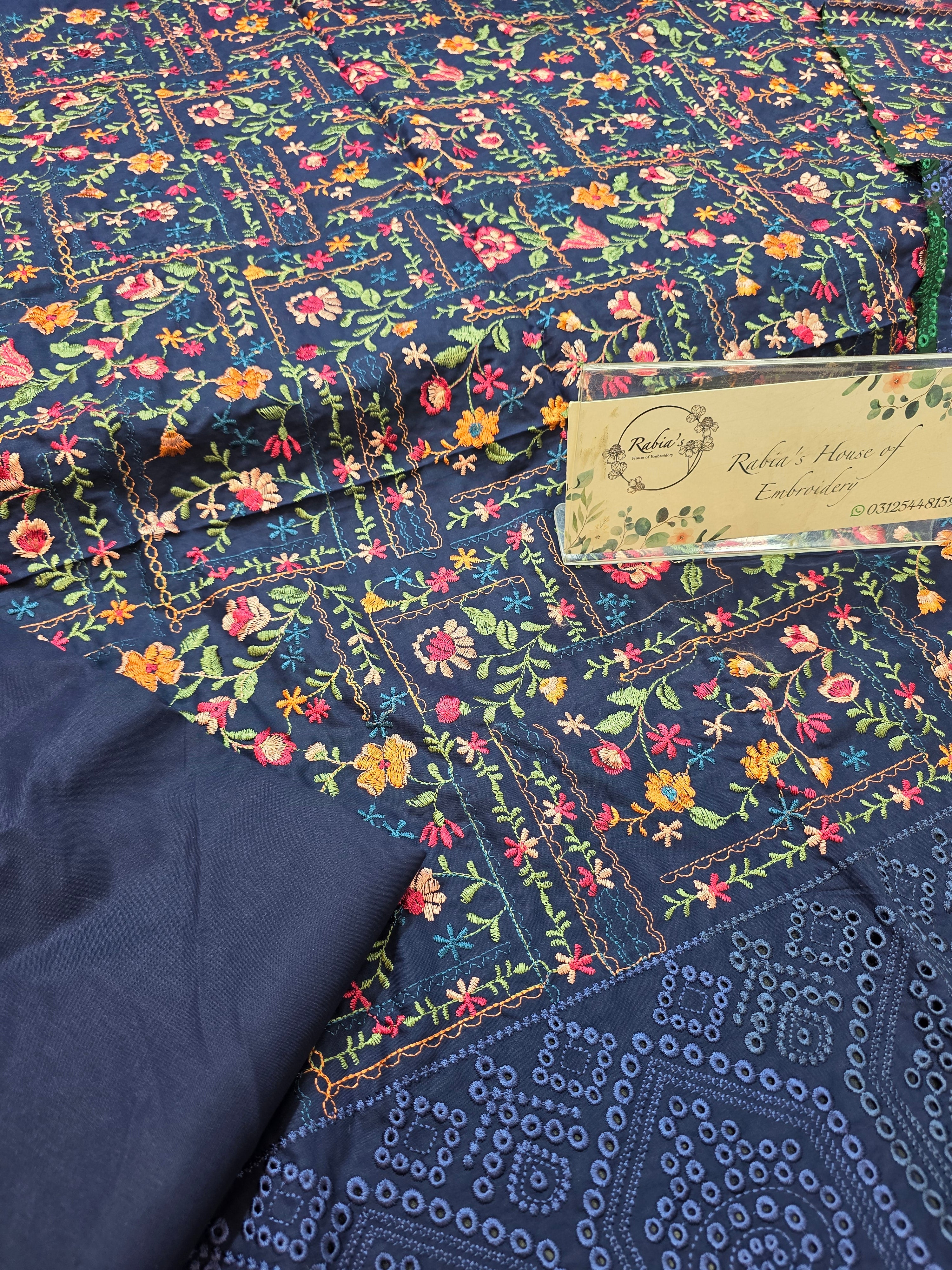 Lawn 4pc with chiffon duppatta