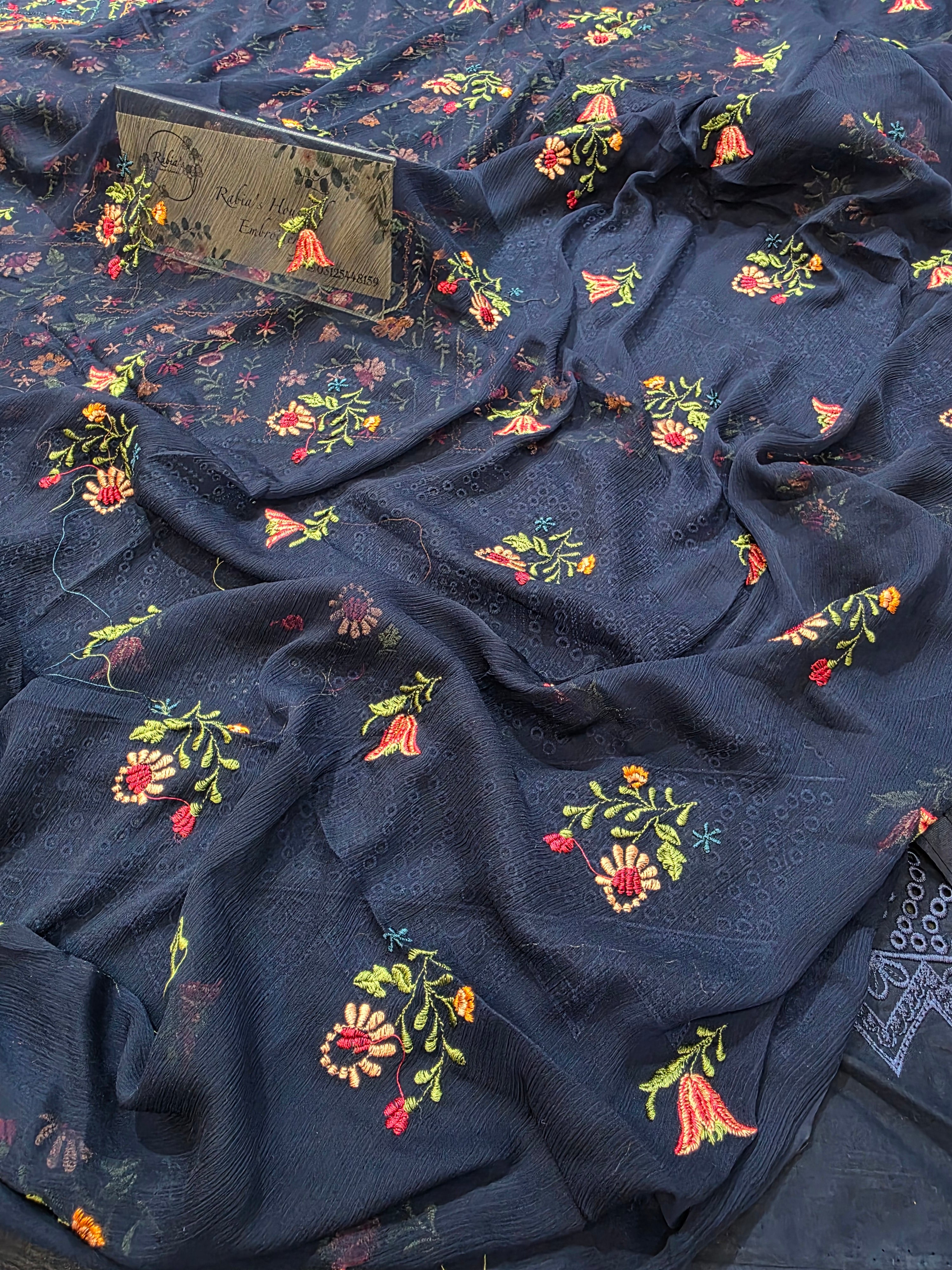 Lawn 4pc with chiffon duppatta