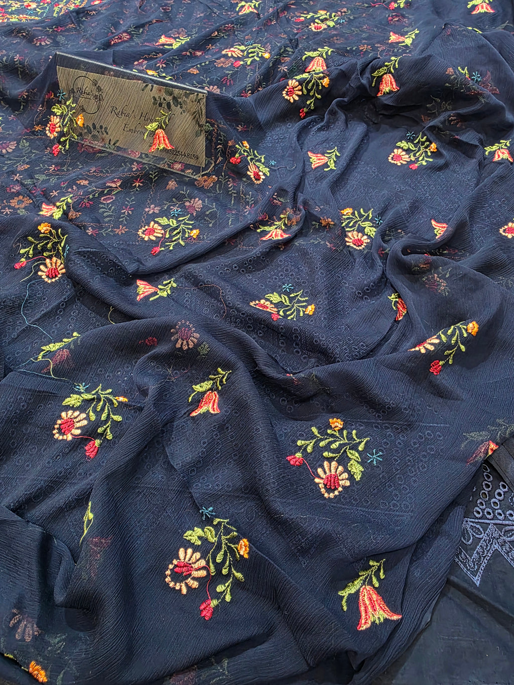 Lawn 4pc with chiffon duppatta