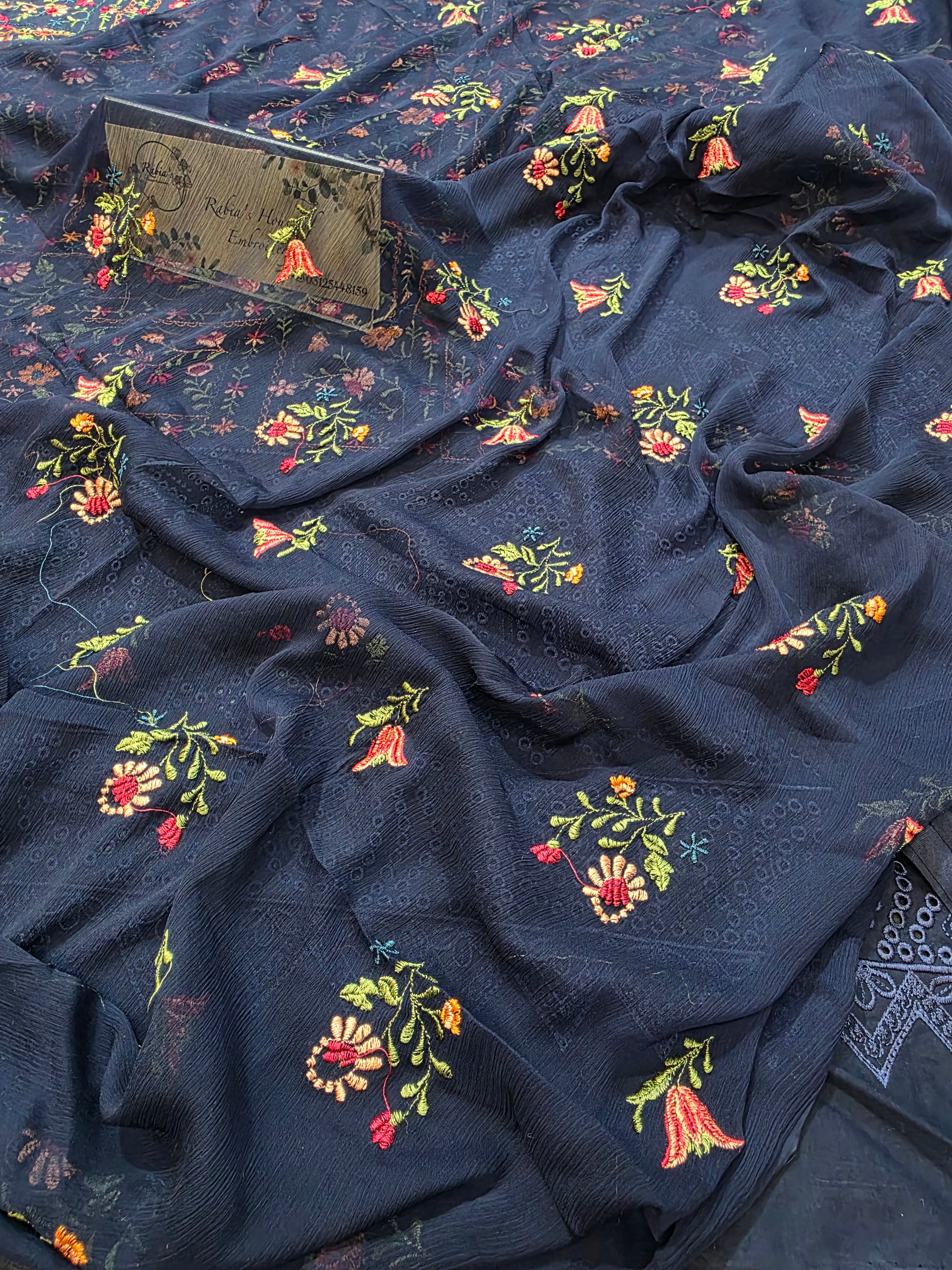 Lawn 4pc with chiffon duppatta