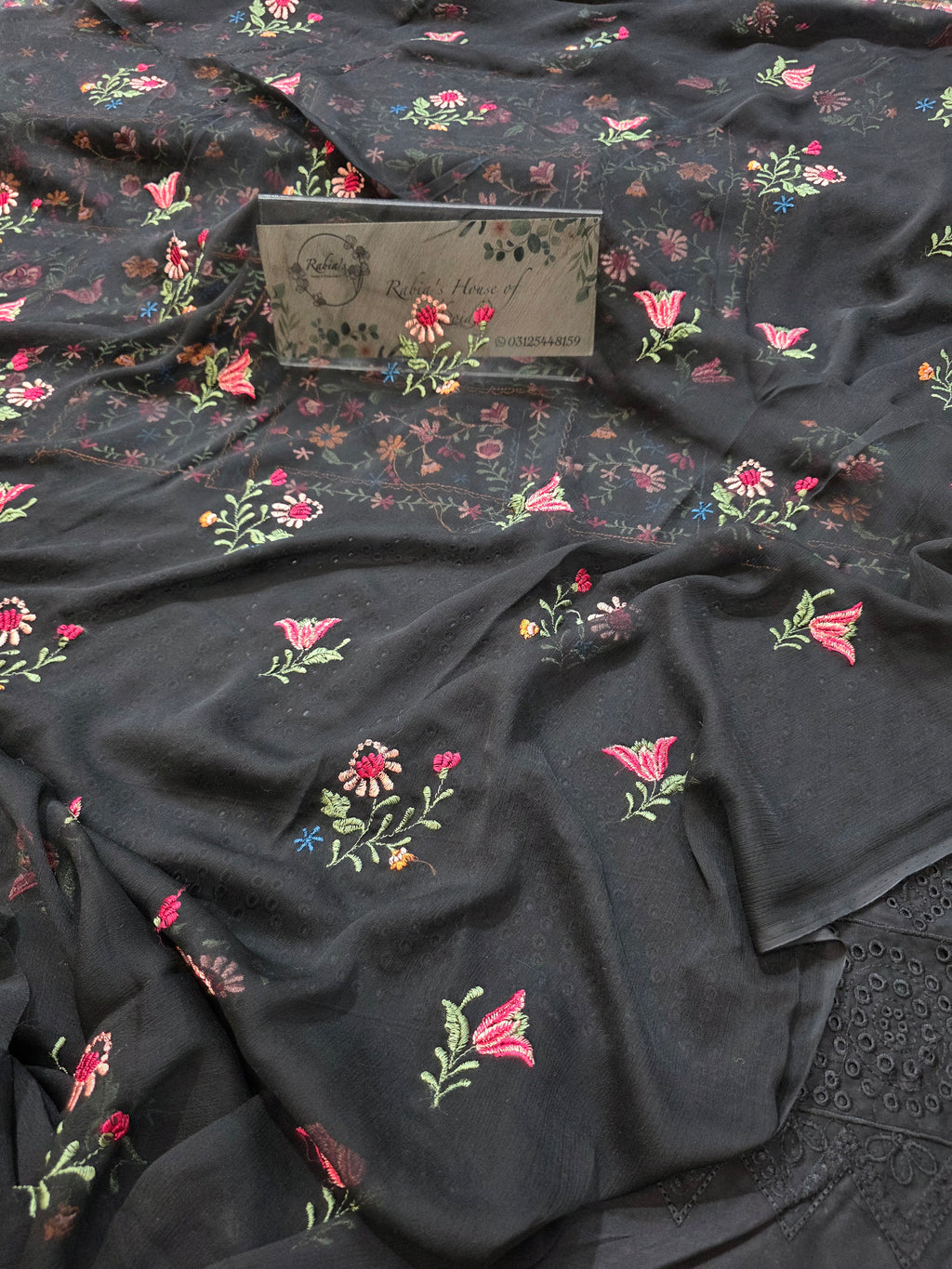 Lawn 4pc with chiffon duppatta