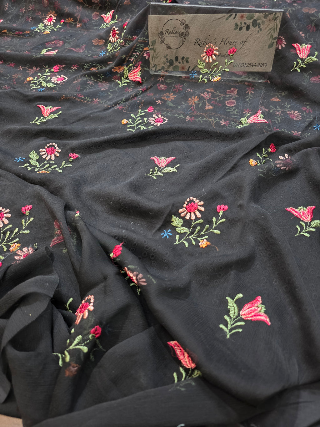 Lawn 4pc with chiffon duppatta