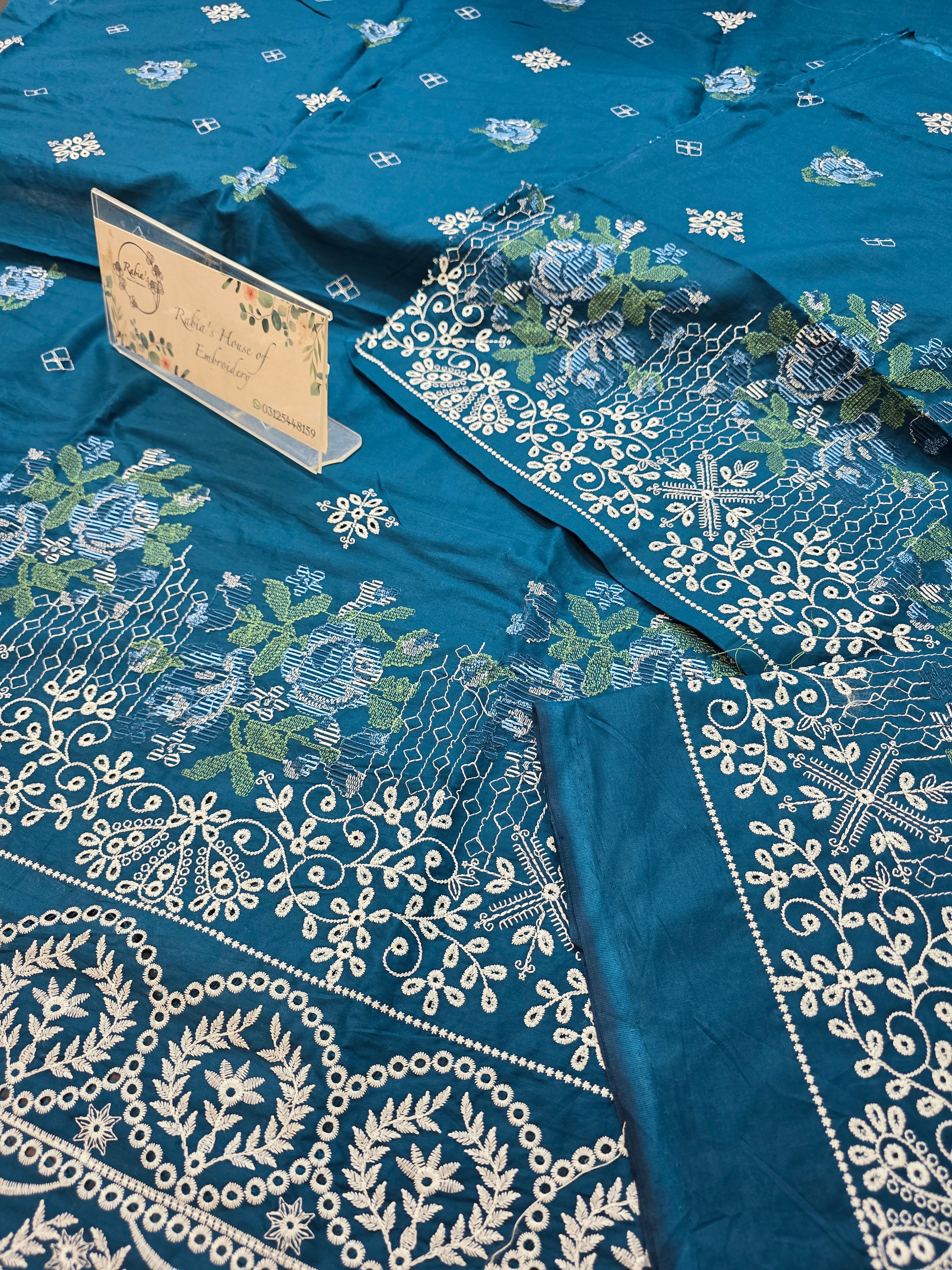 Lawn 4pc with chiffon duppatta