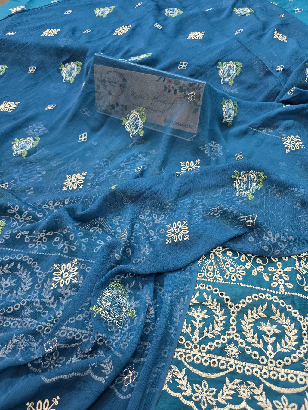 Lawn 4pc with chiffon duppatta