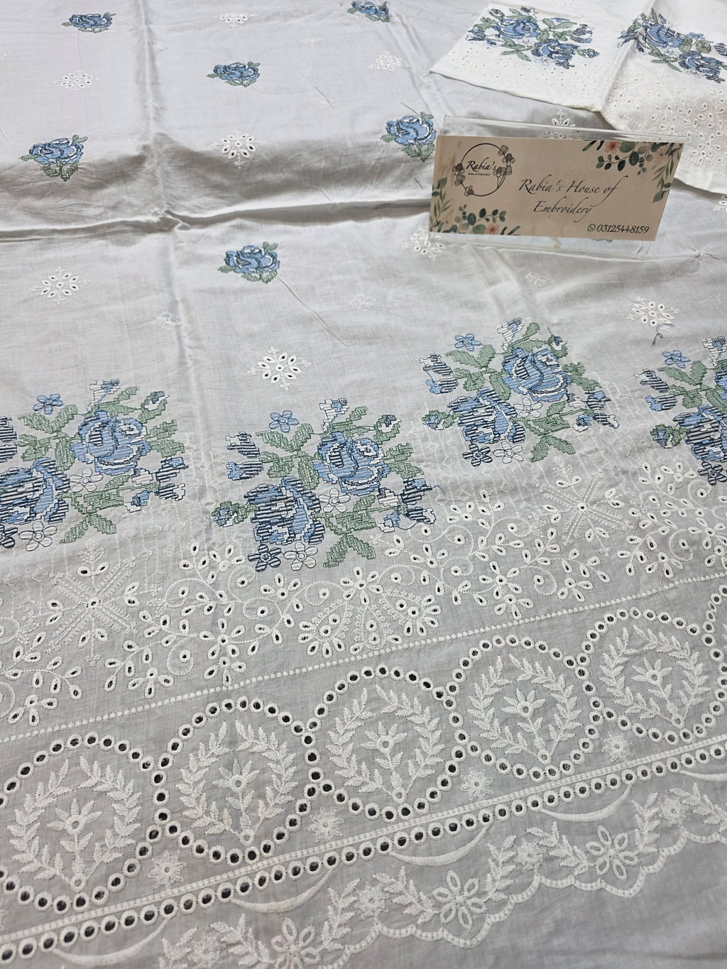 Lawn 4pc with chiffon duppatta