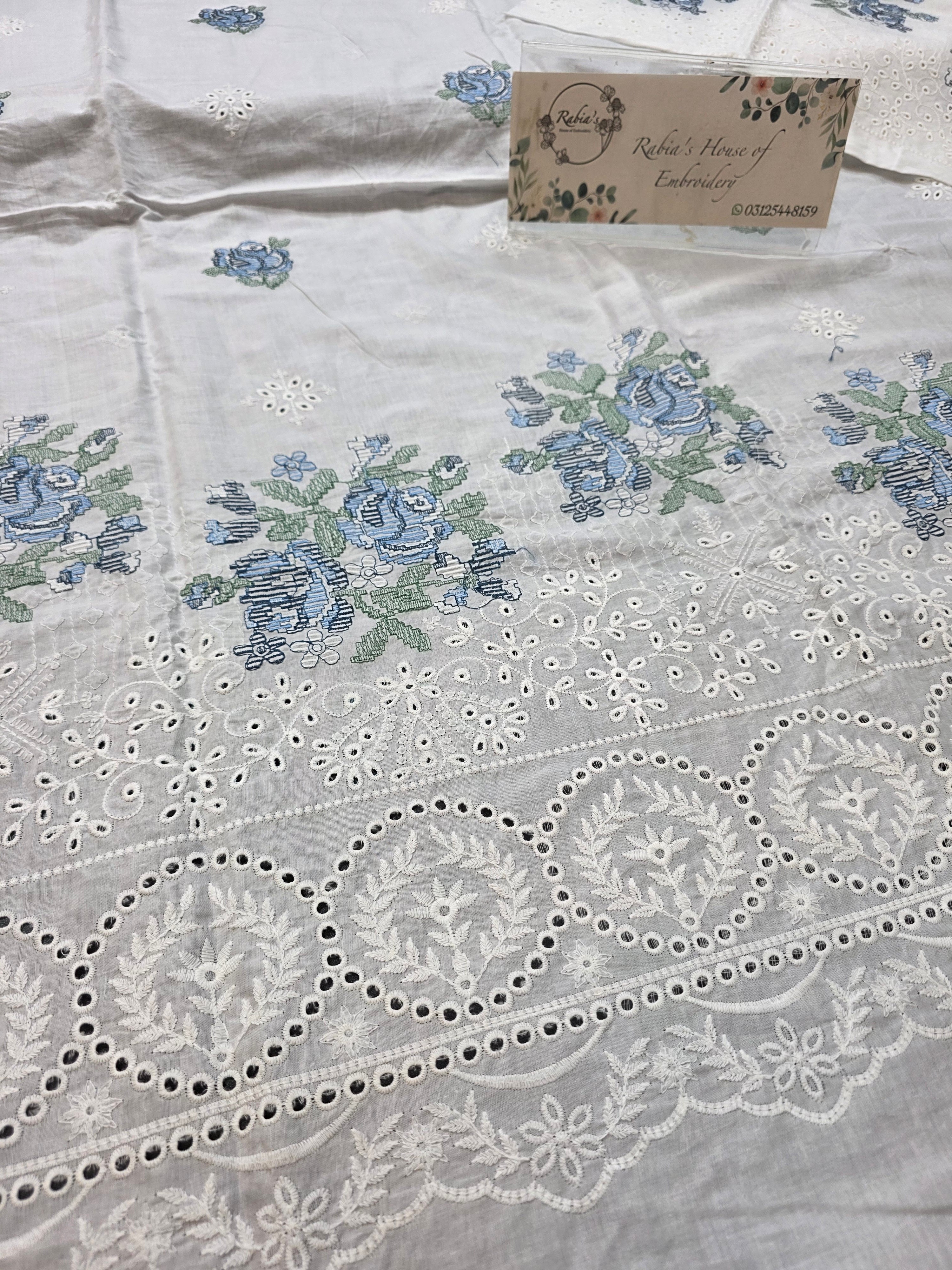 Lawn 4pc with chiffon duppatta