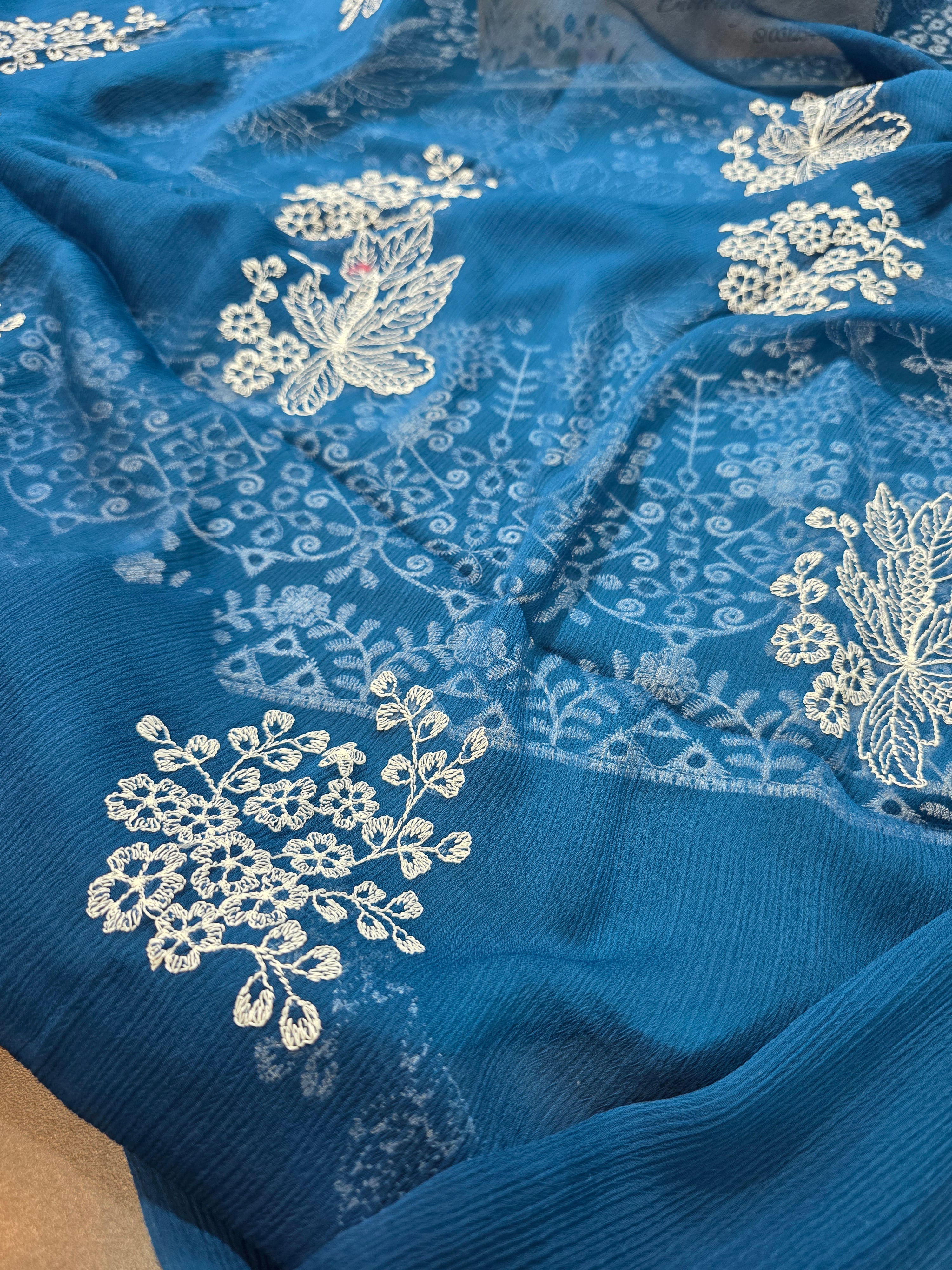 Lawn 4pc with chiffon duppatta