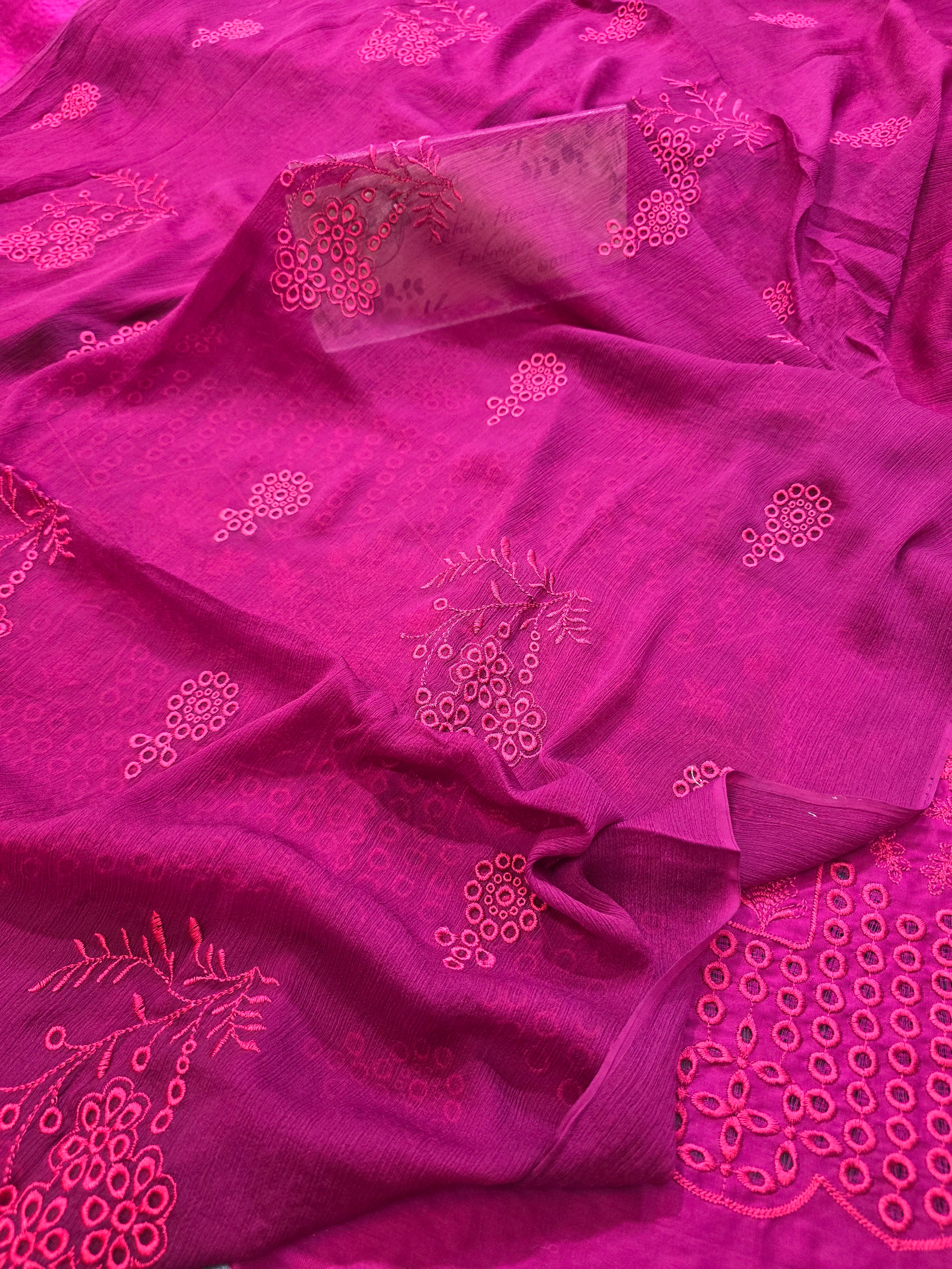 Lawn 4pc with chiffon duppatta