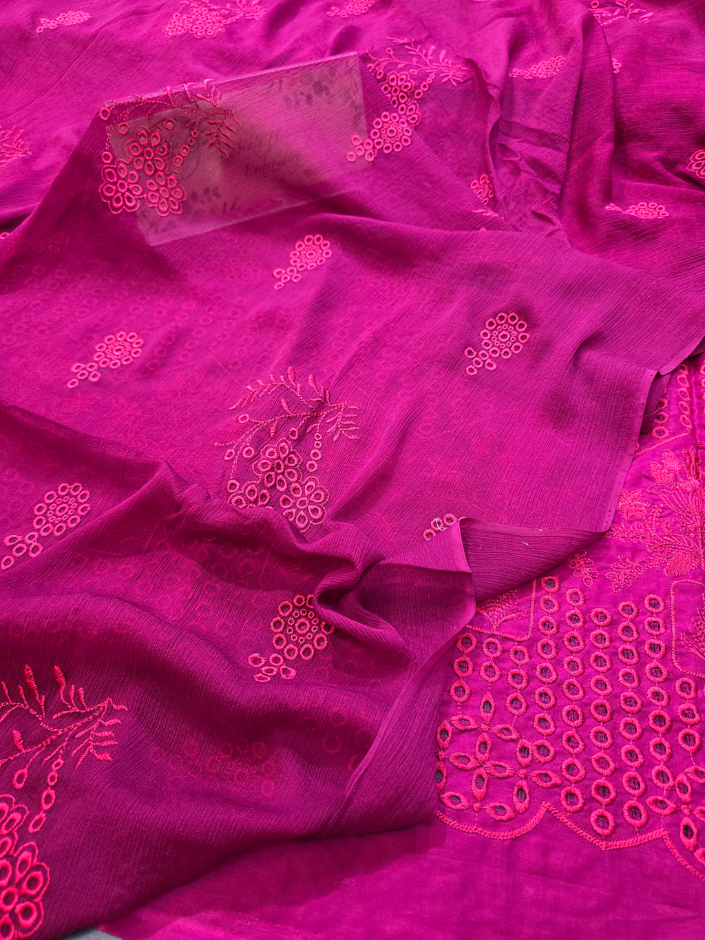 Lawn 4pc with chiffon duppatta