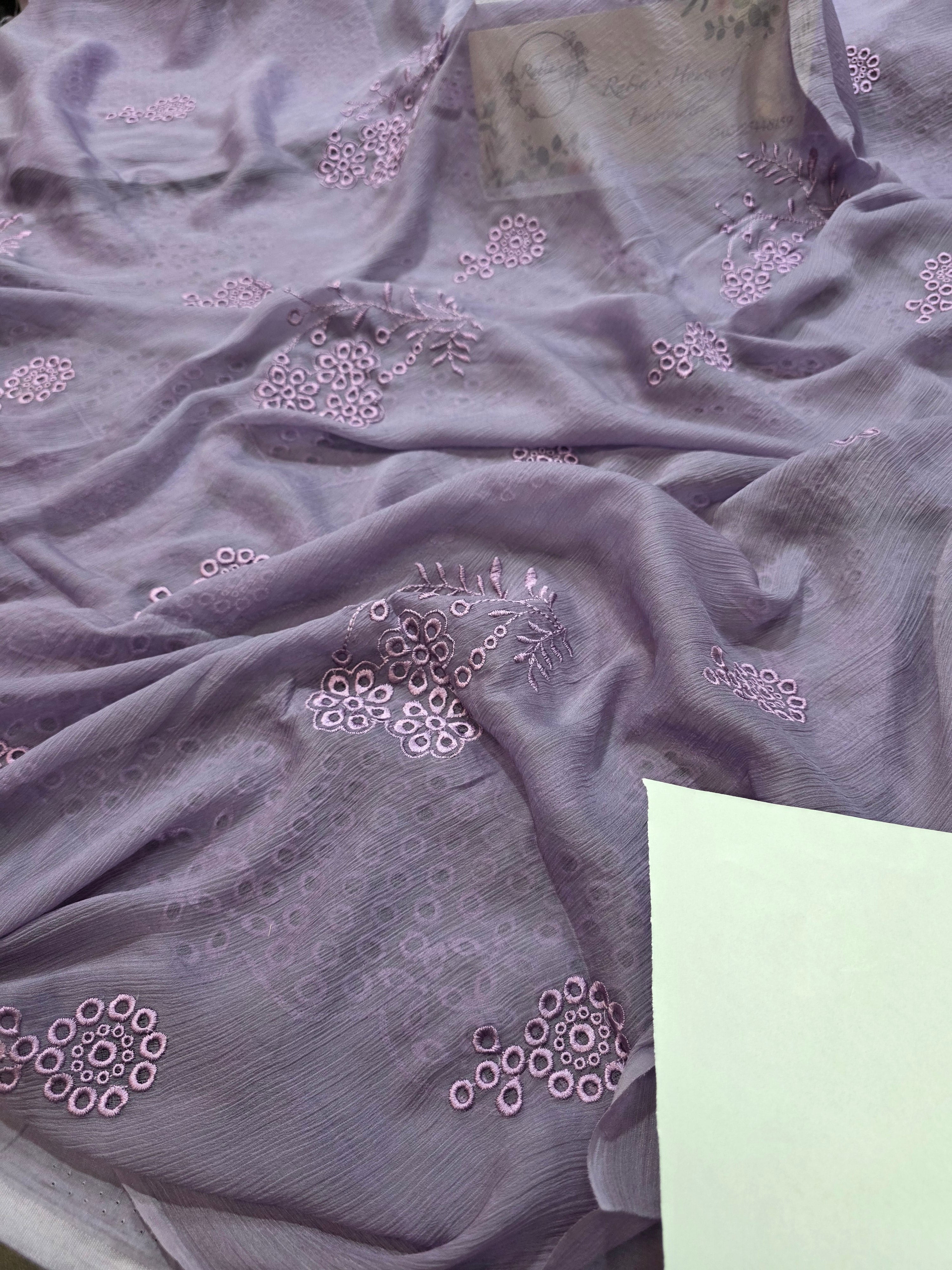 Lawn 4pc with chiffon duppatta