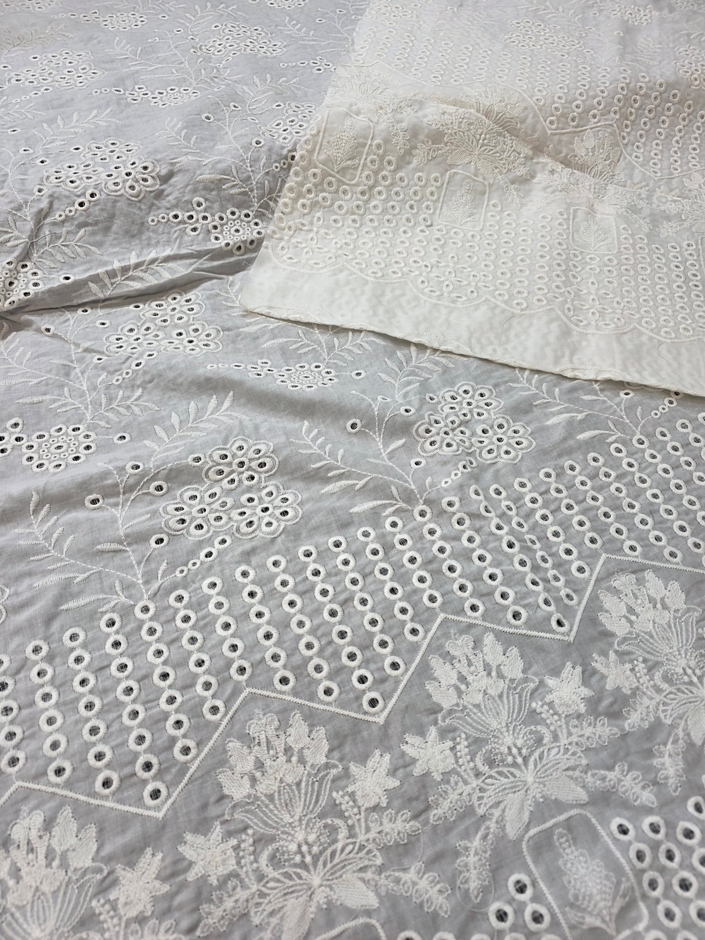 Lawn 4pc with chiffon duppatta