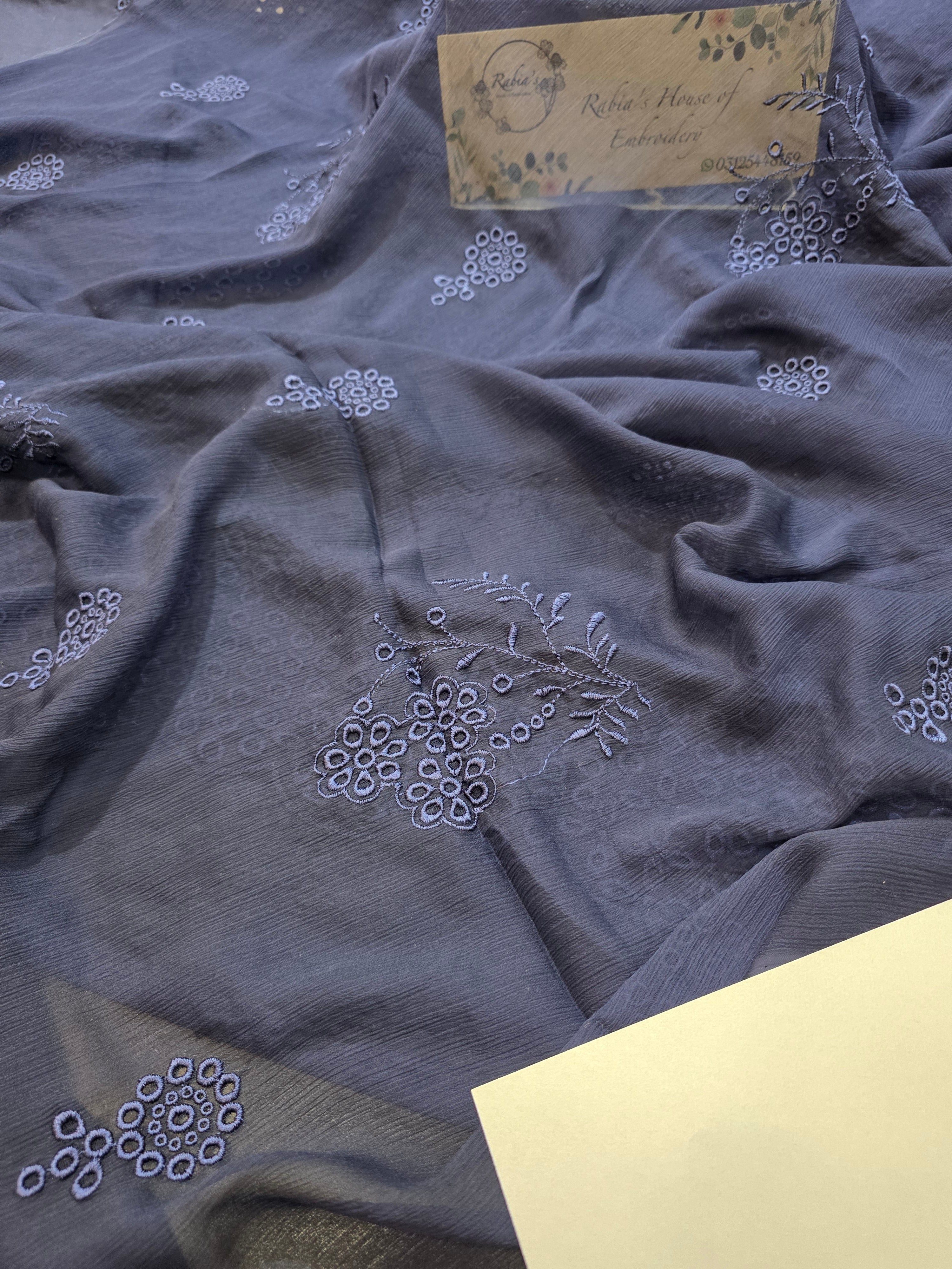 Lawn 4pc with chiffon duppatta