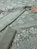 Lawn 4pc with chiffon duppatta