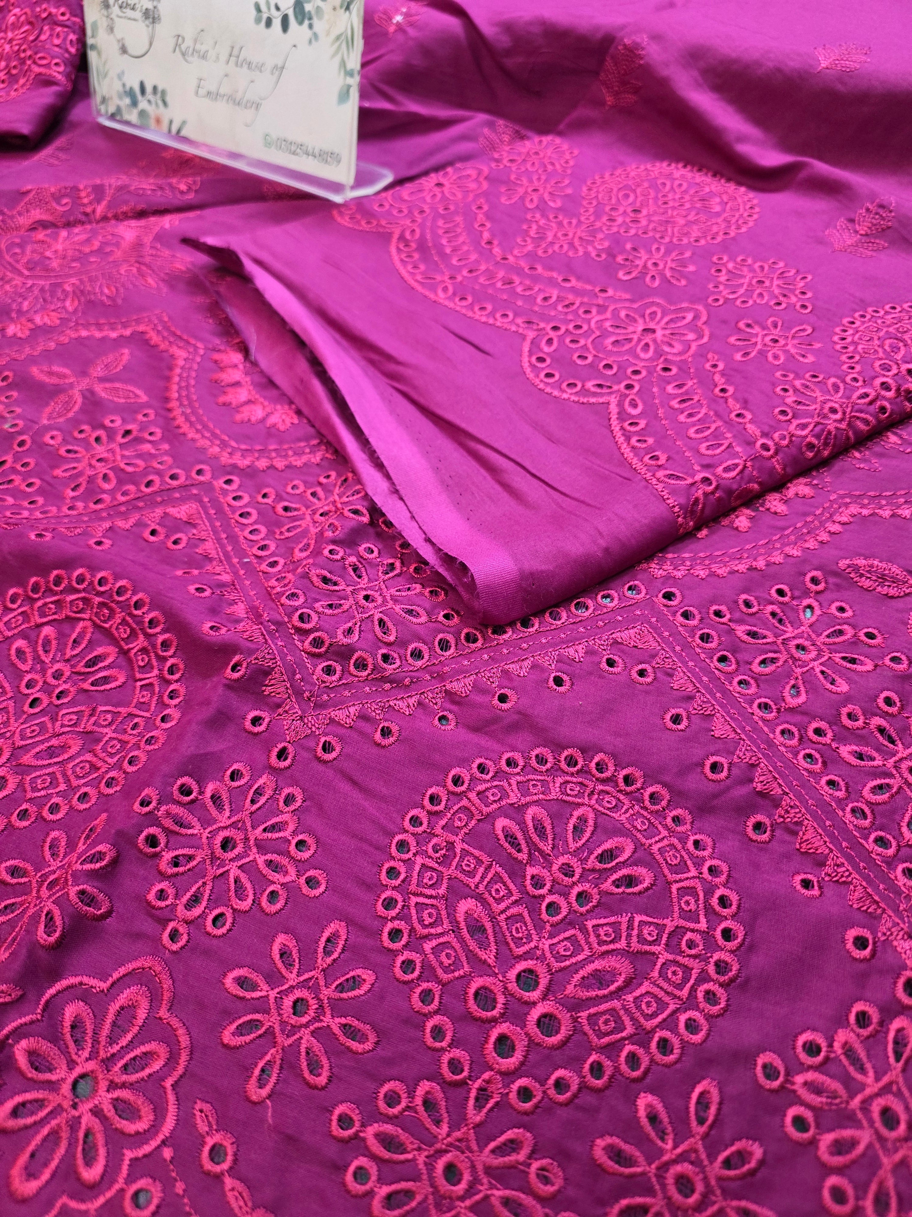Lawn 4pc with chiffon duppatta