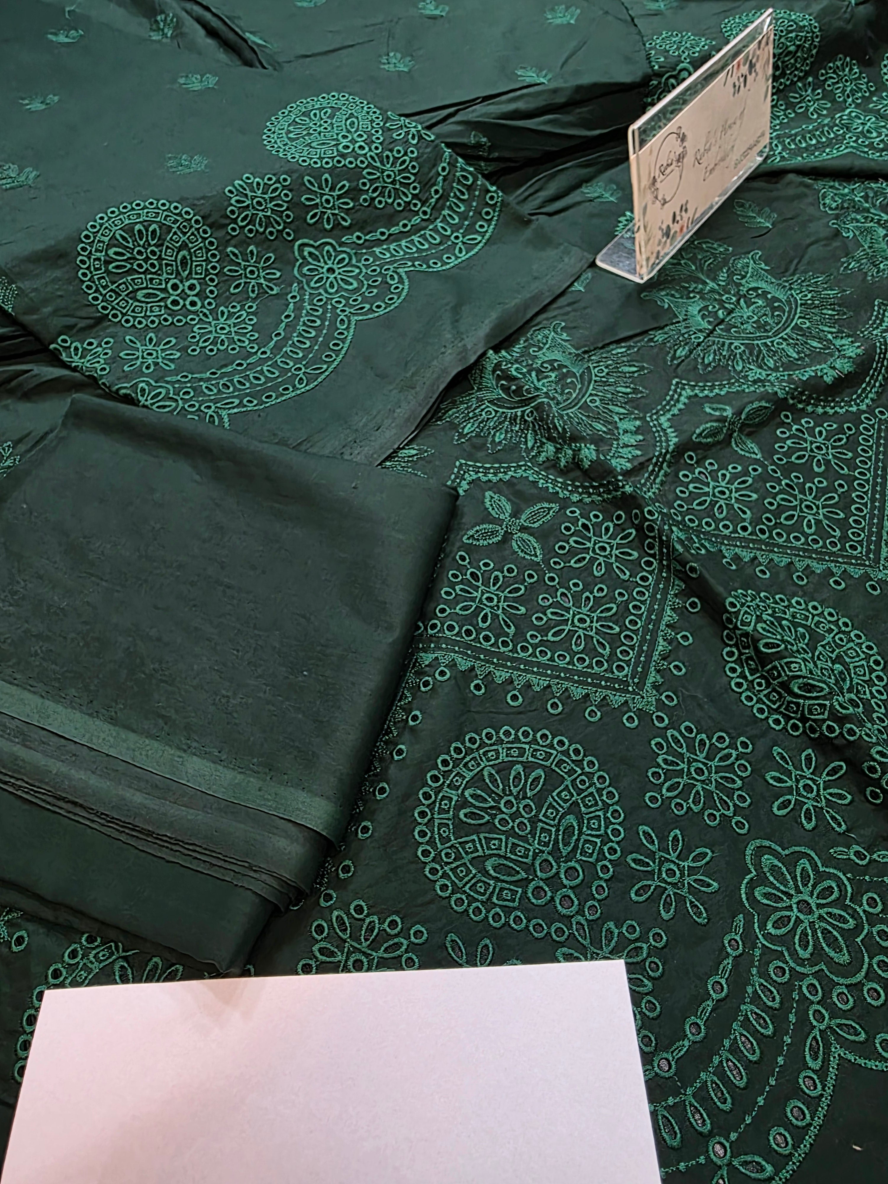 Lawn 4pc with chiffon duppatta
