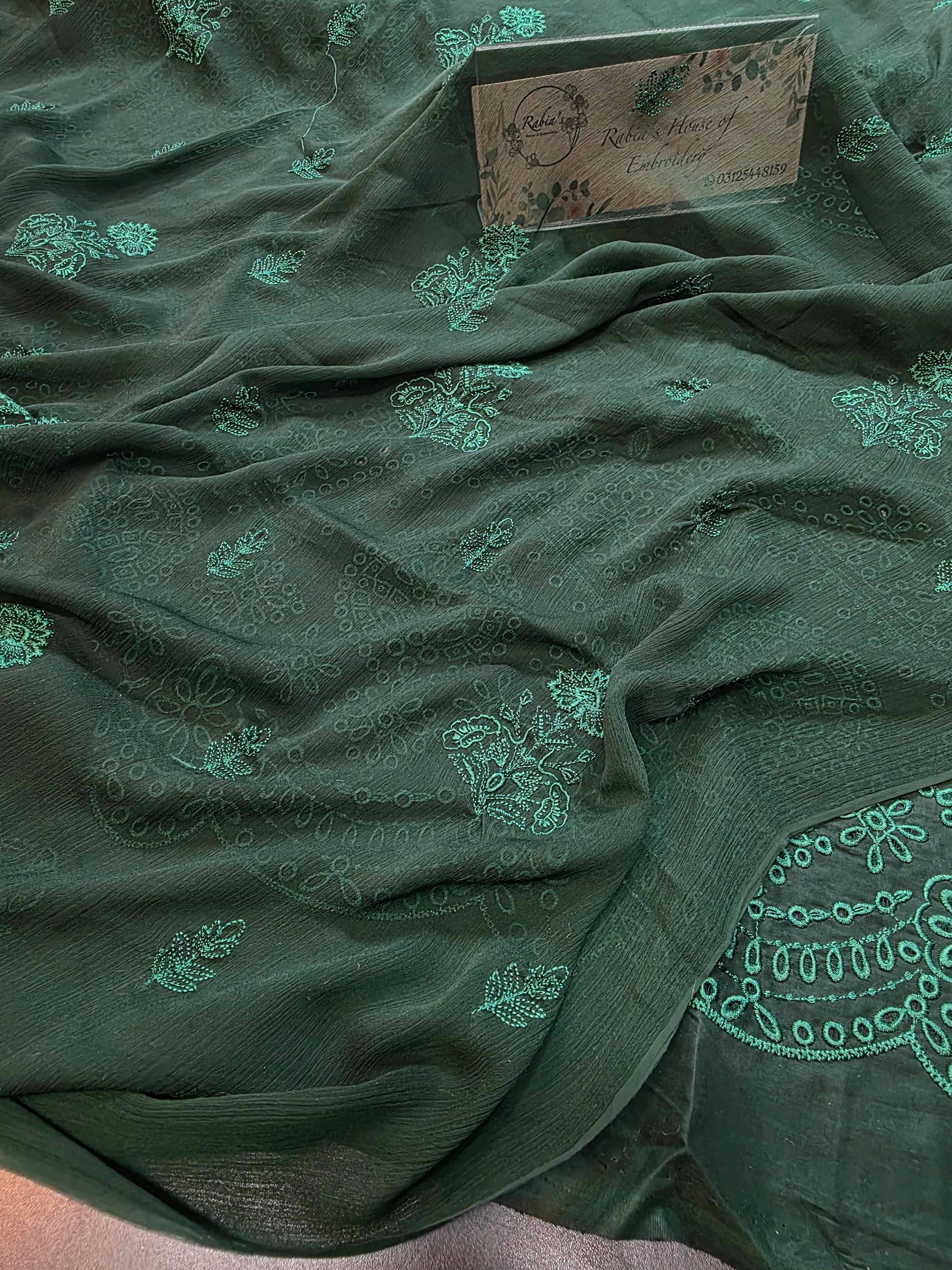Lawn 4pc with chiffon duppatta