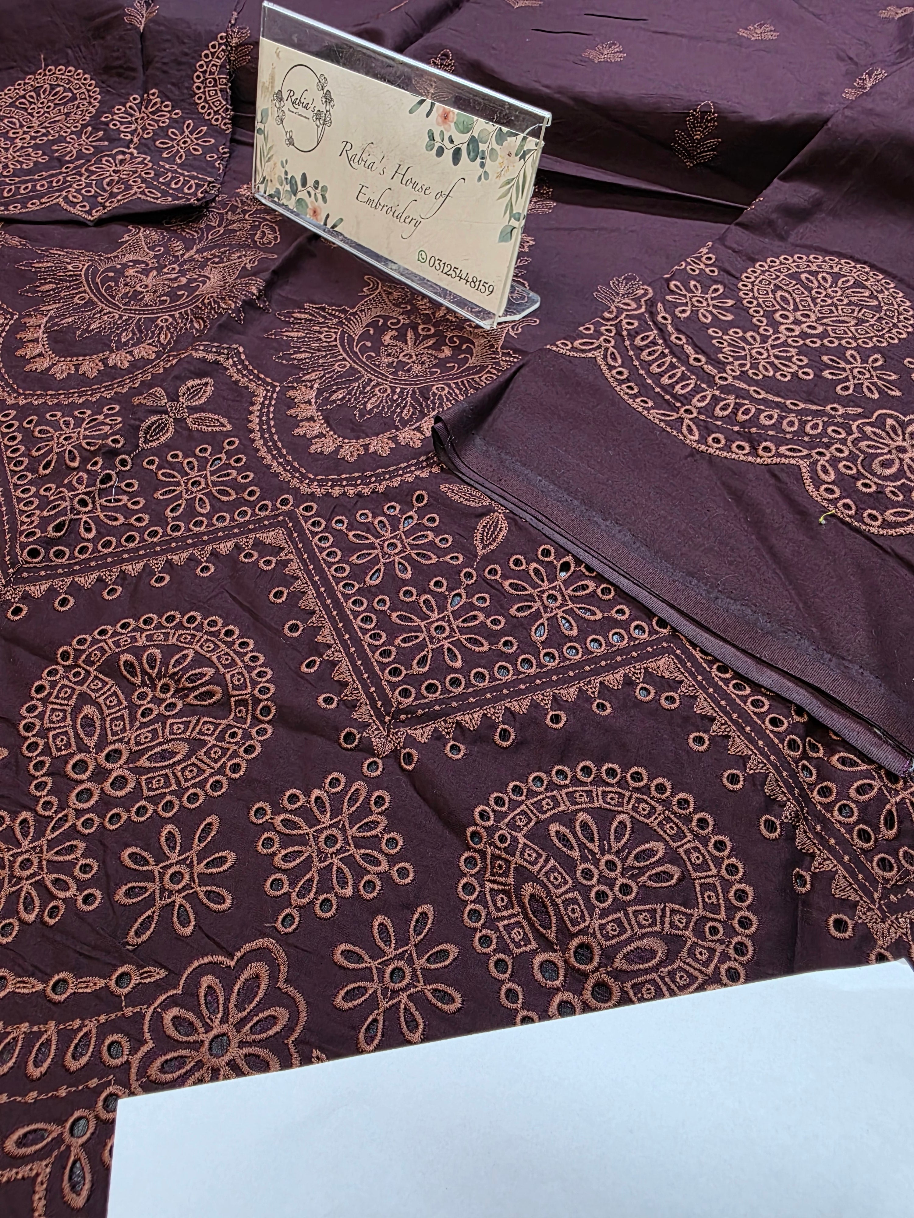Lawn 4pc with chiffon duppatta