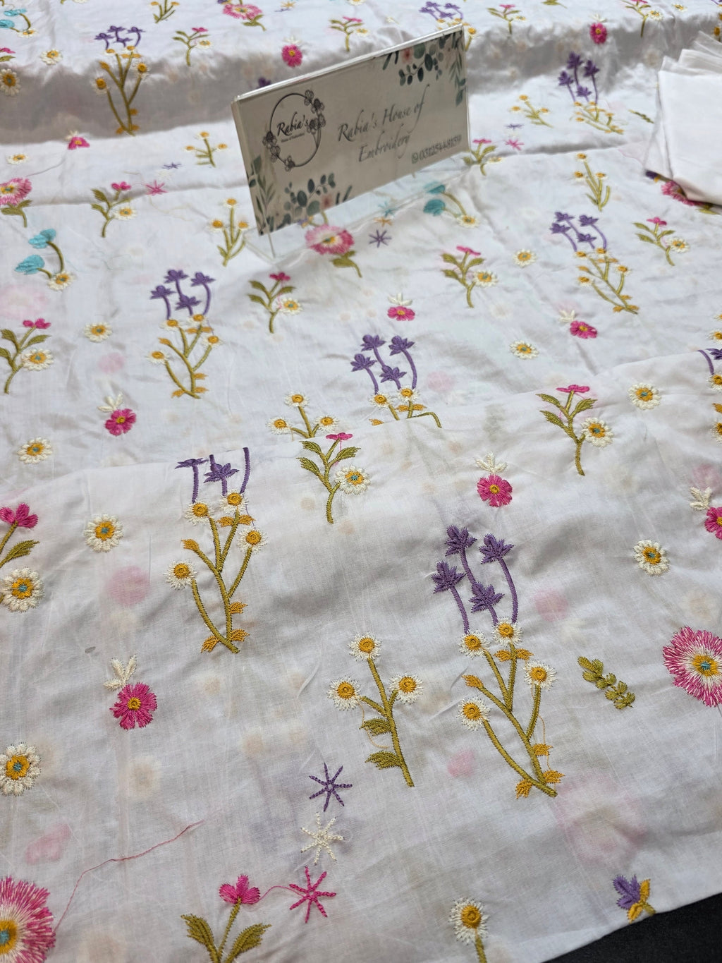 Lawn 3pc allover embroidered