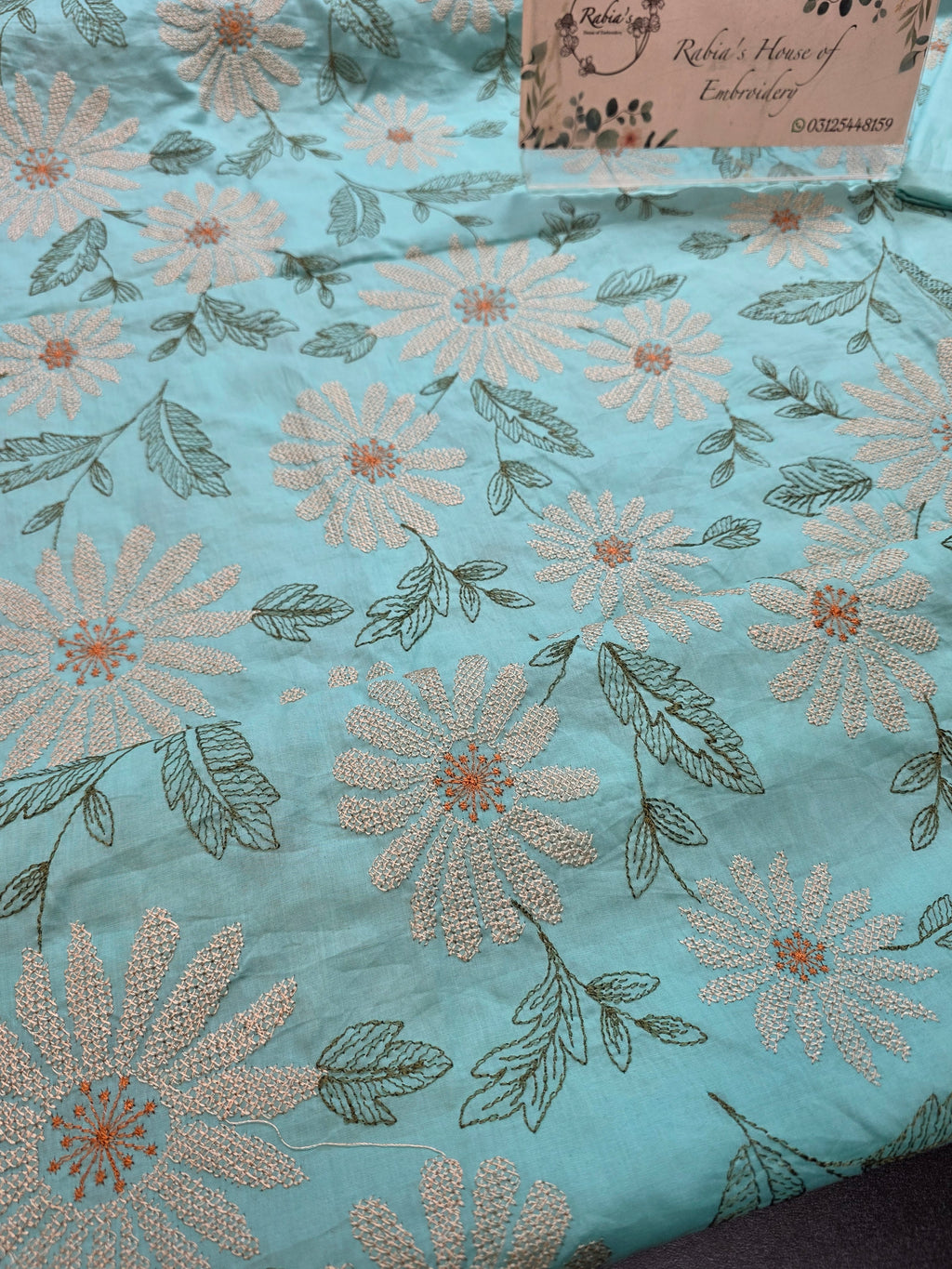 Lawn 3pc allover embroidered