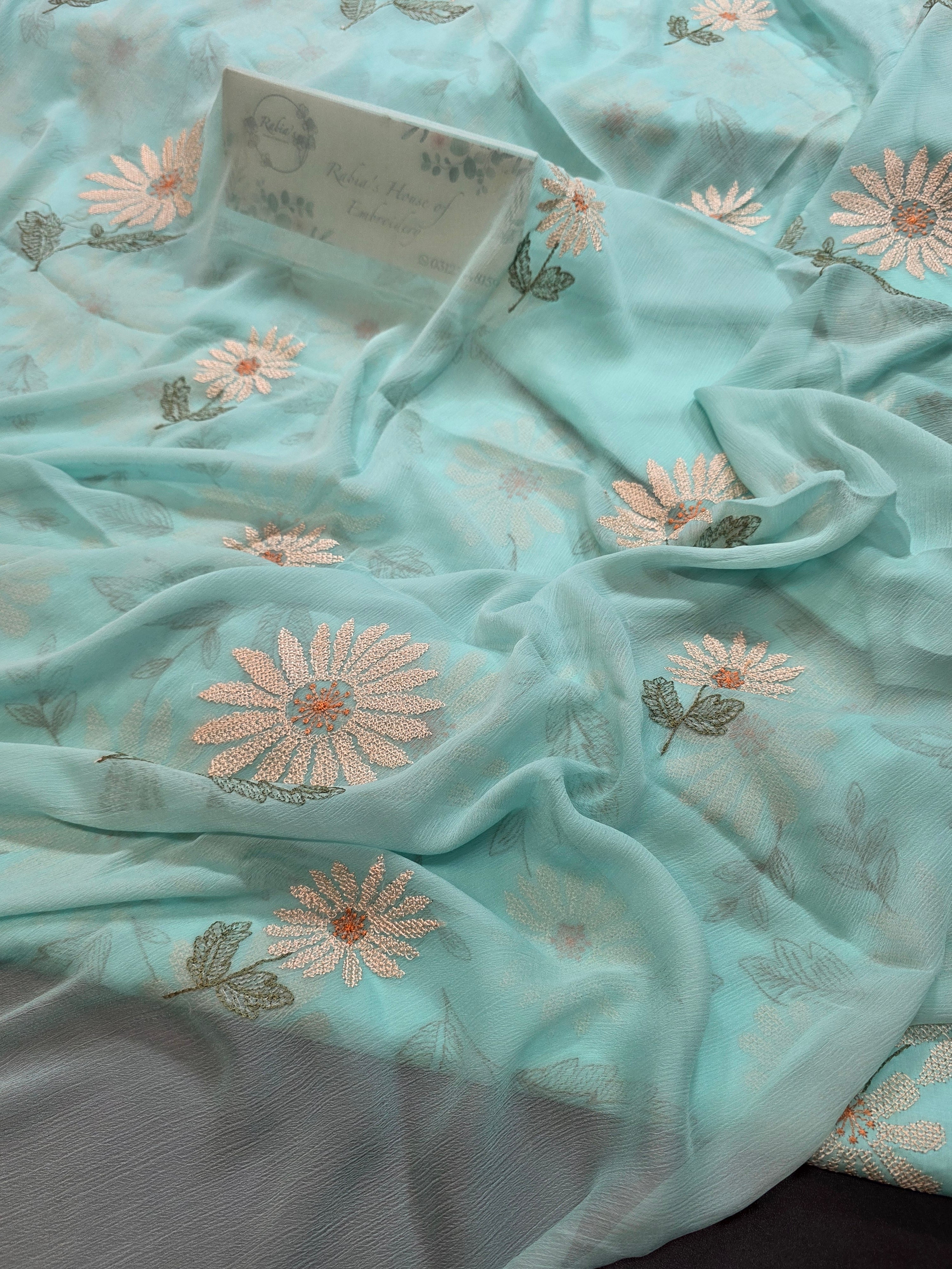 Lawn 3pc allover embroidered