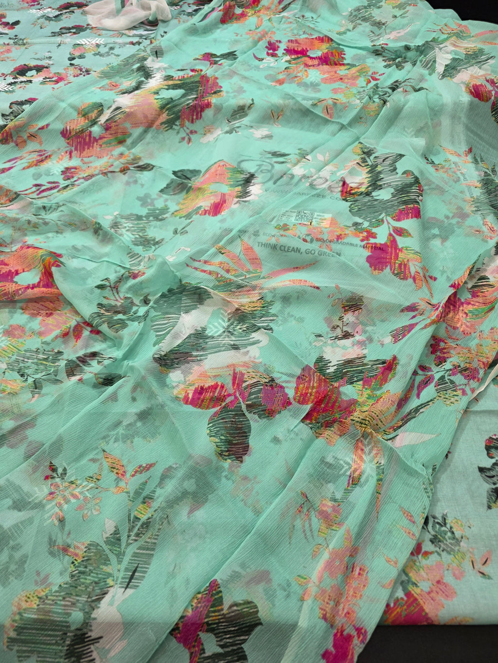 Bareeze lawn 3pc printed plus embroidery