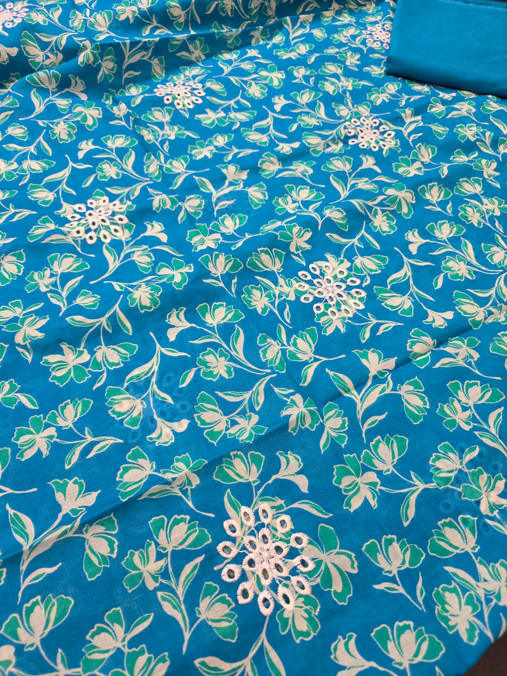 Bareeze lawn printed plus embroidery
