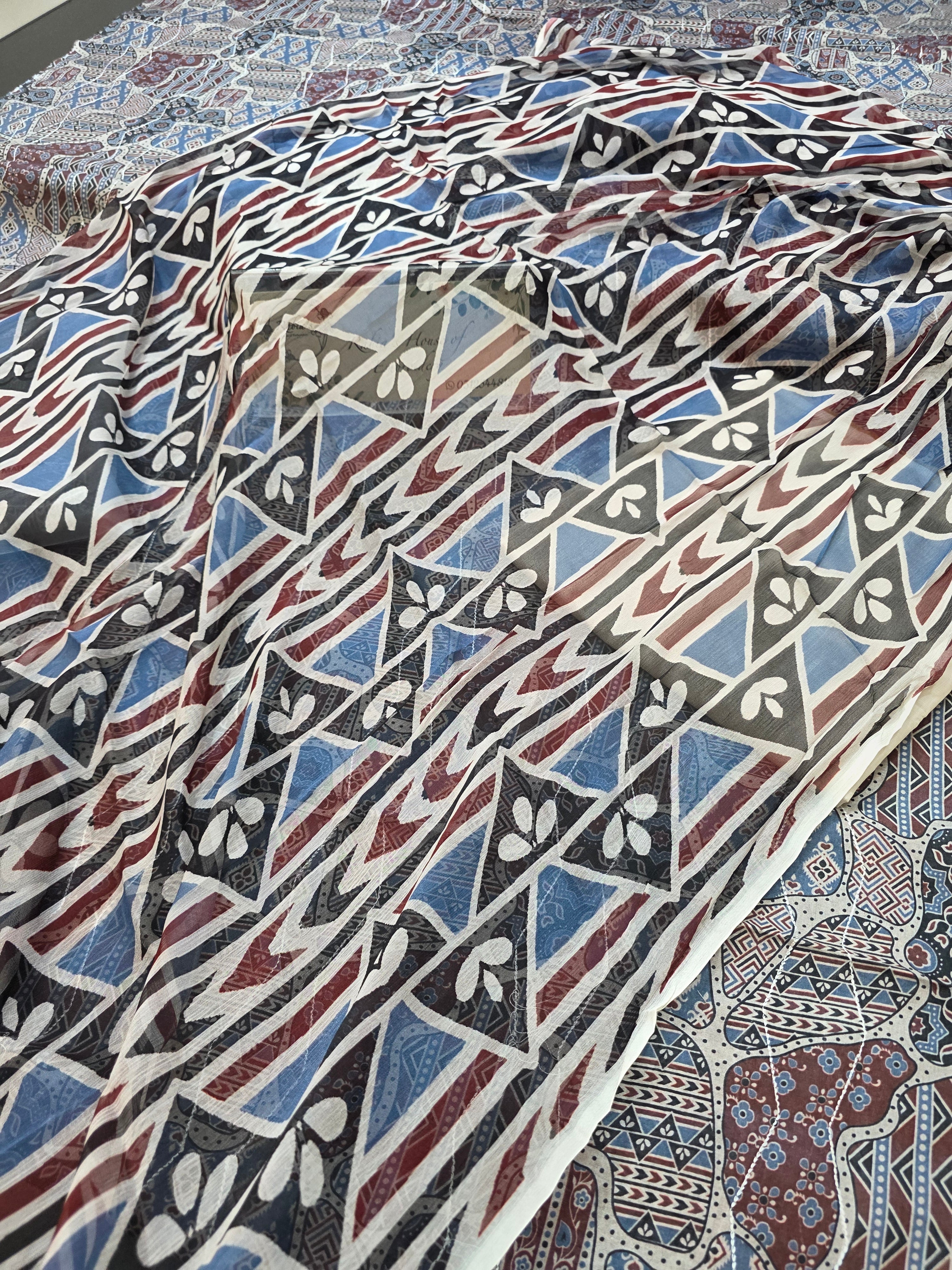 Bareeze lawn 3pc printed plus embroidery